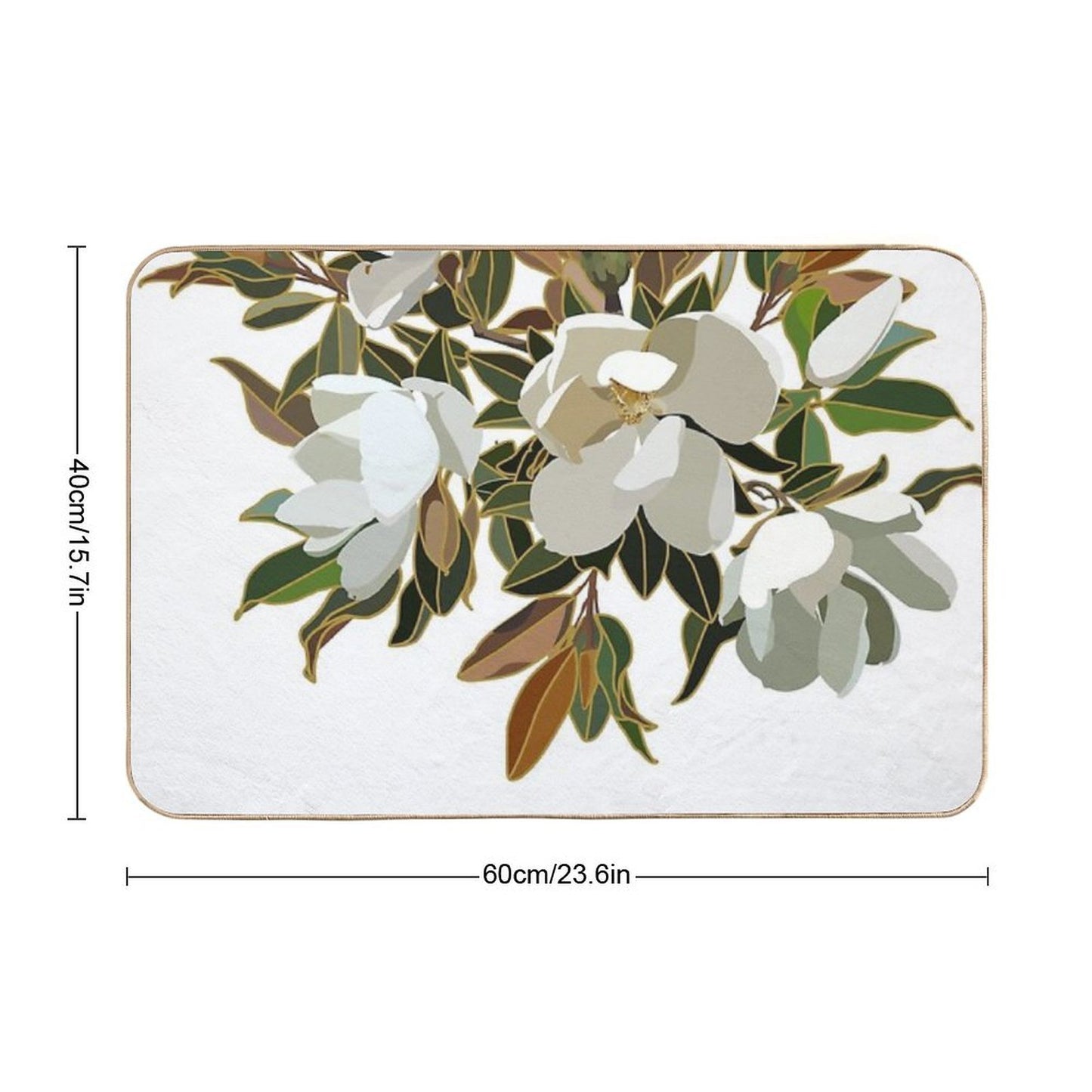 Sweet Magnolias Versatile Bath Mat