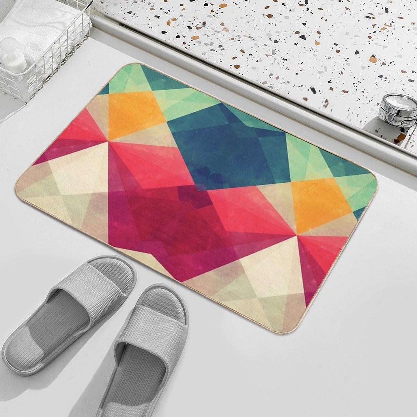 Meet Me Halfway Slip-Resistant Bath Mat