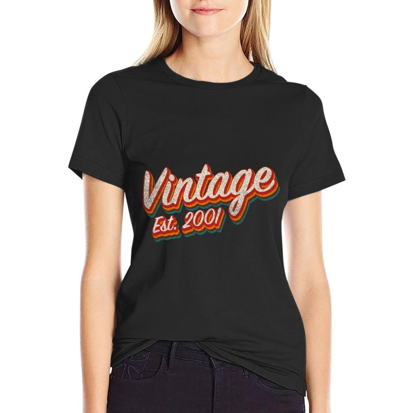 Vintage 2001 21st Birthday Limited Edition 21 Year Old Cotton T-Shirt