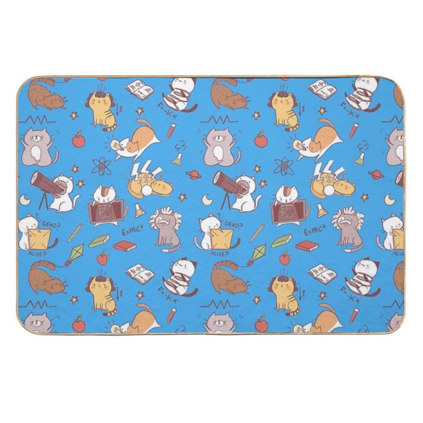 Science Kittens Versatile Bath Mat