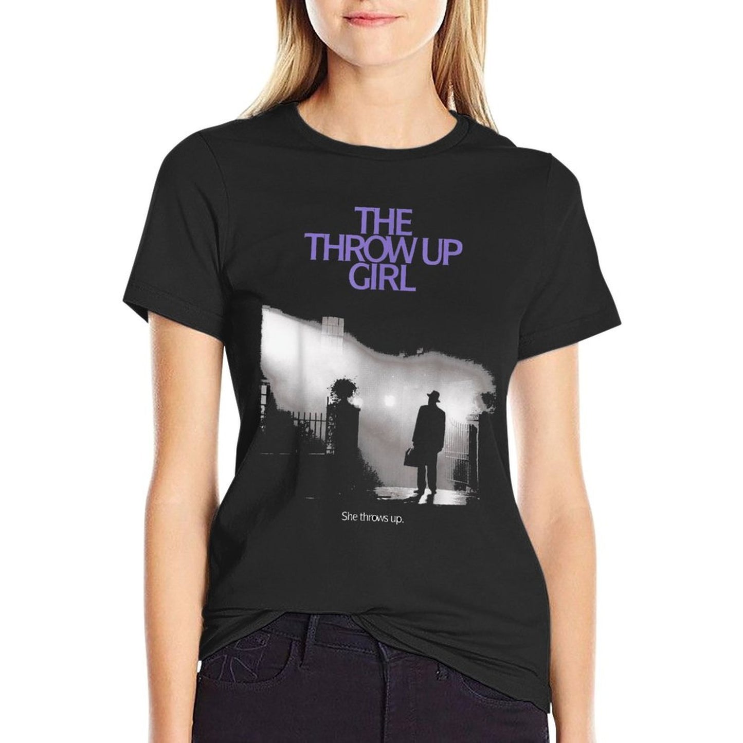 The Throw Up Girl Stretchy T-Shirt