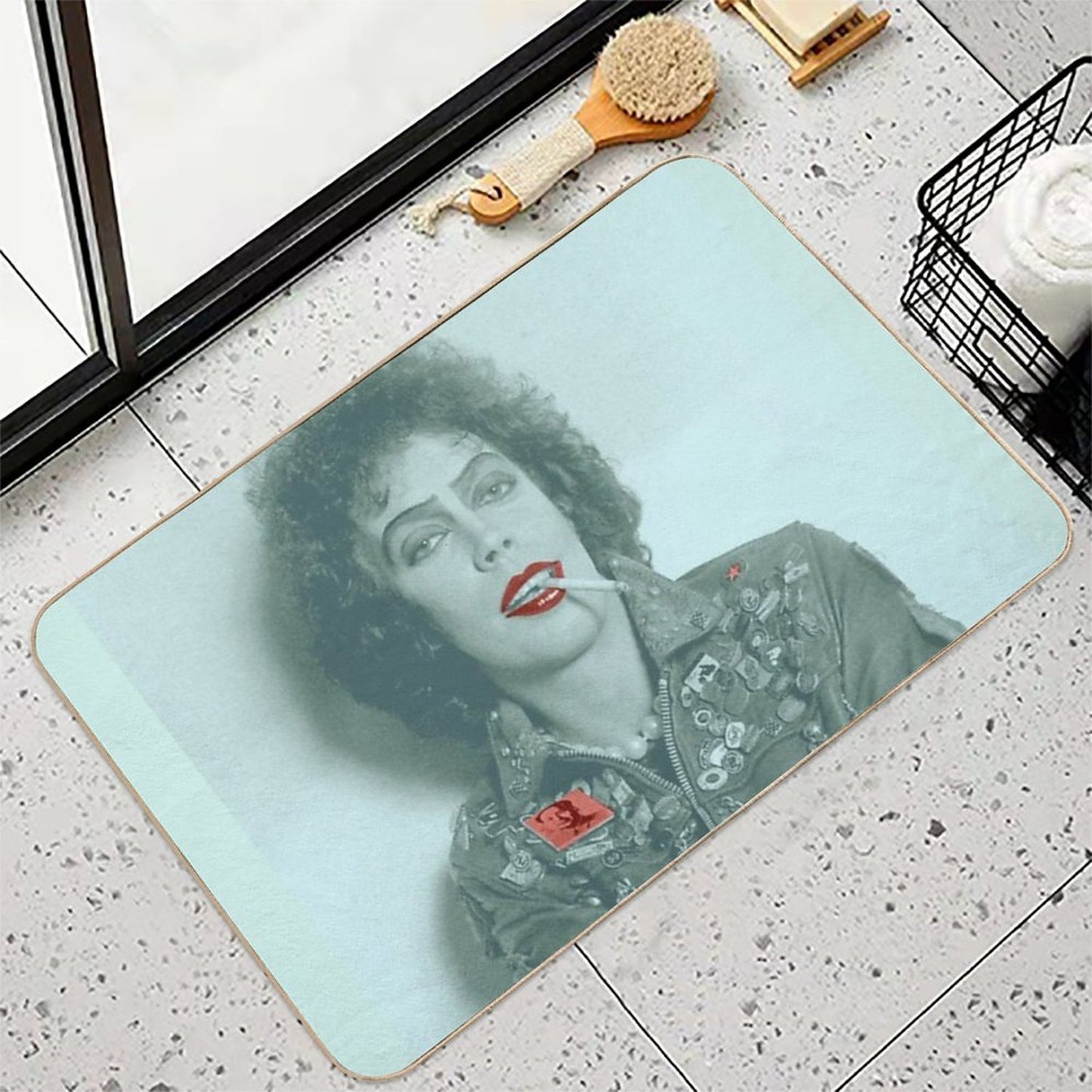 Just A Sweet Tim Curry Pet-Safe Bath Mat