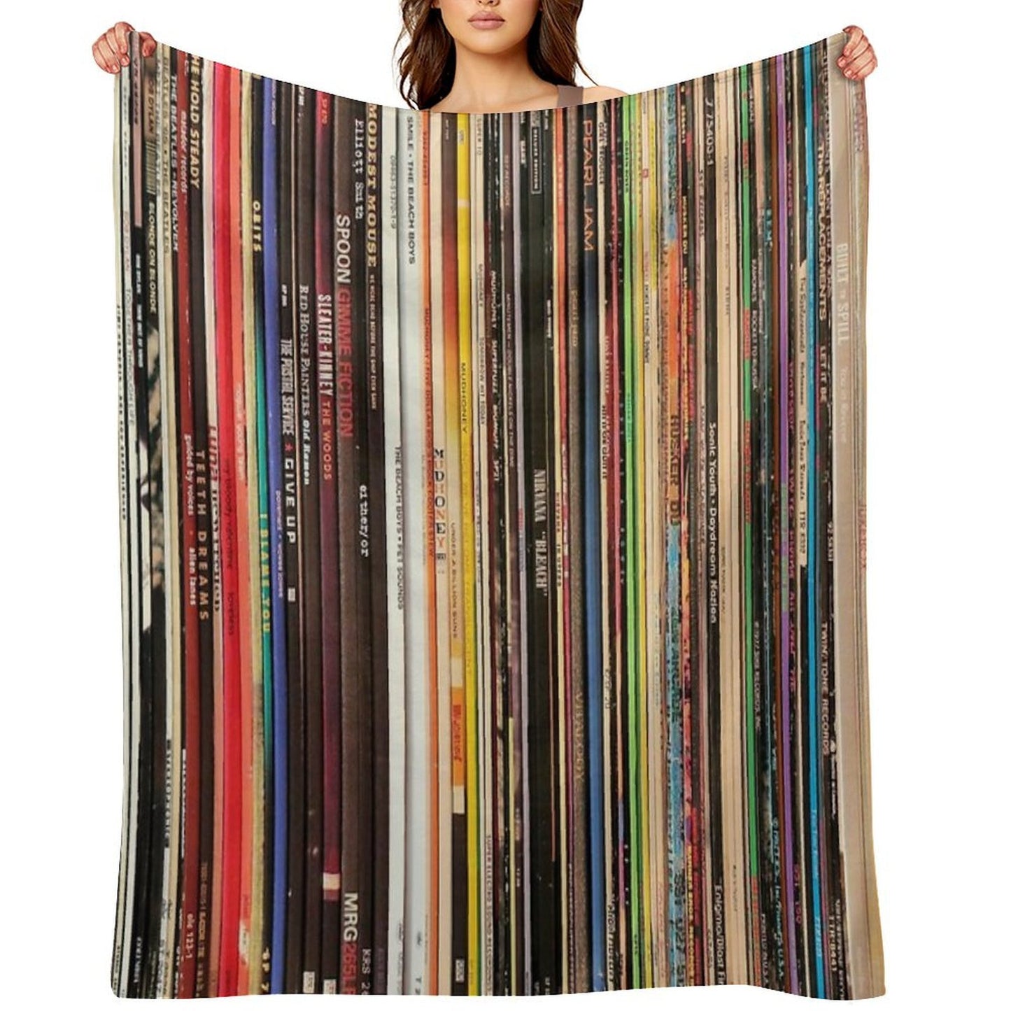 Ultimate Vinyl Record Collection Durable Throw Blanket