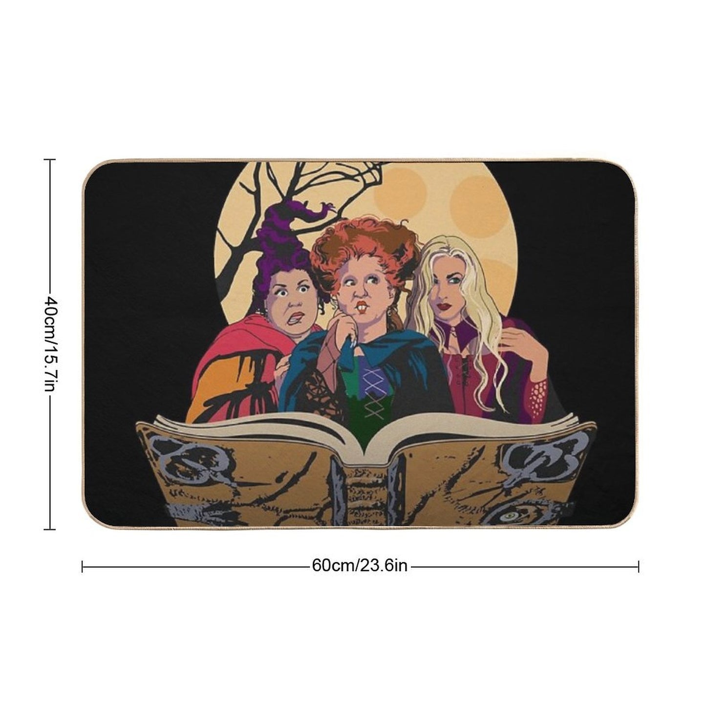 Hocus Pocus Sanderson Sisters High-Traffic Bath Mat