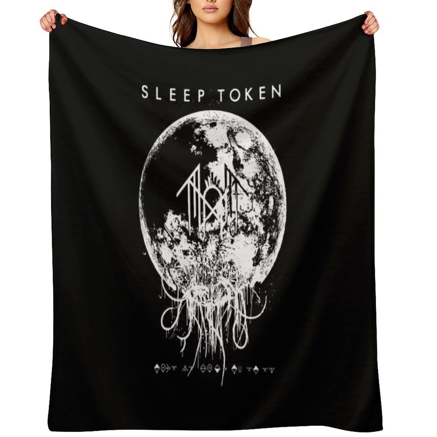 Pure Metal Roars Through The Blazing Storm - Original Sleep Token Music Merchandise Comfort Throw Blanket