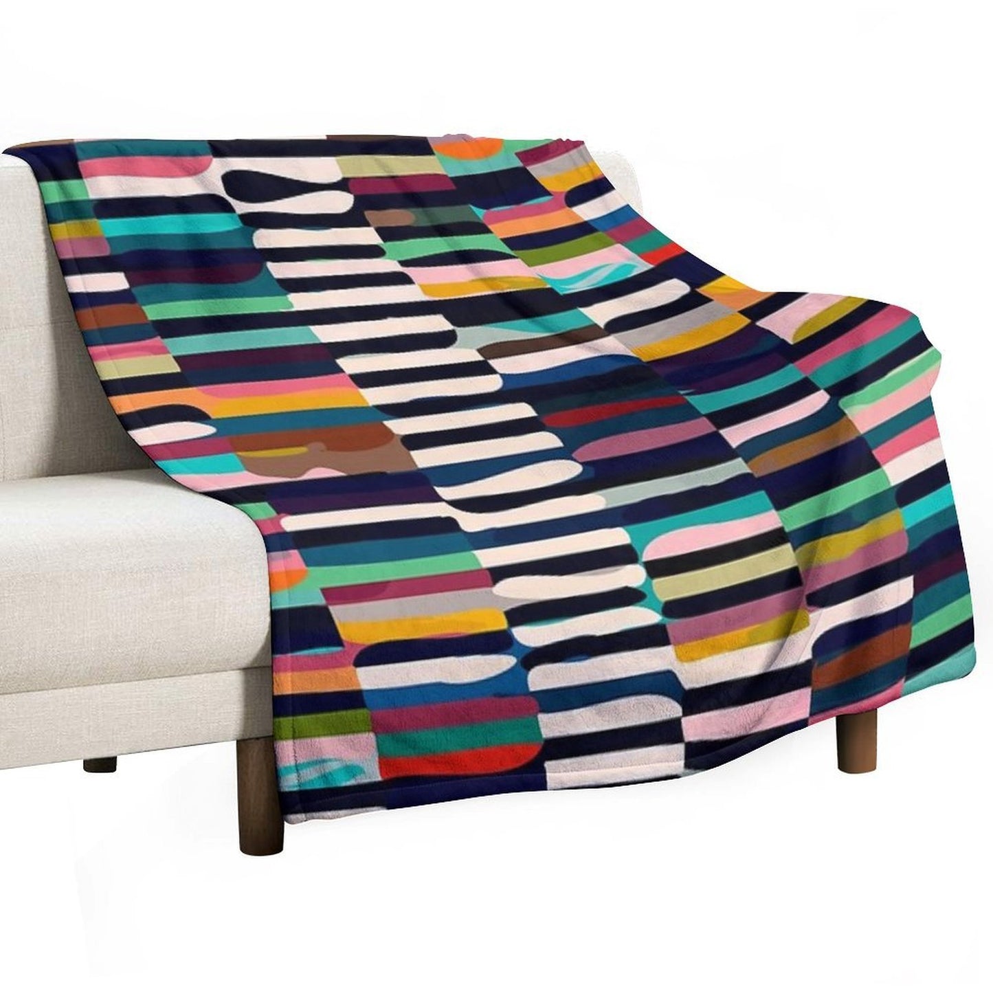 Etchnic Scandinavian Pattern All-season Throw Blanket