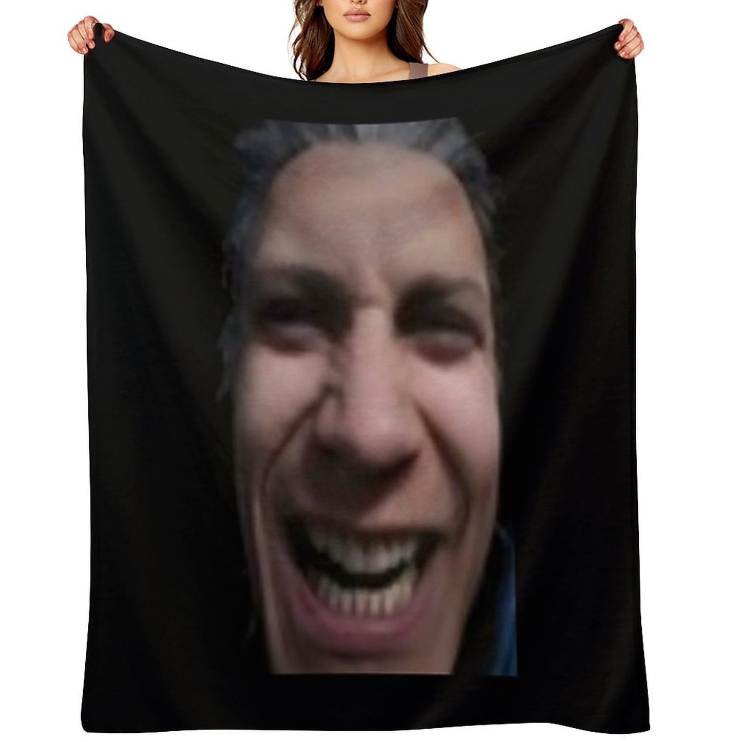 Cursed Vergil Throw Pillow Lightweight Throw Blanket