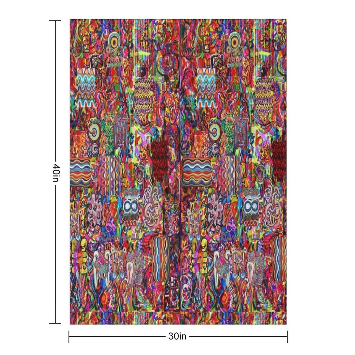 Pop Abstract Gift-ready Throw Blanket