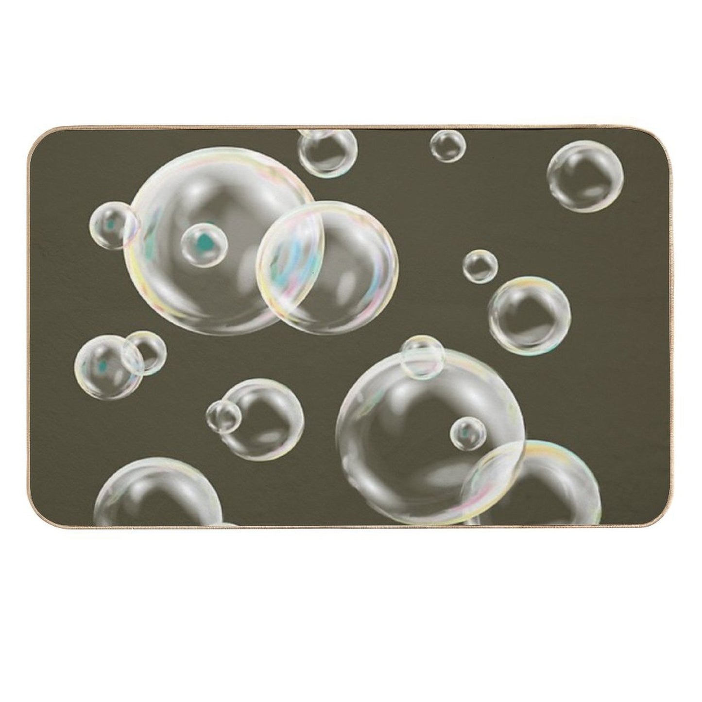Bubbles Dirt-Trapping Bath Mat