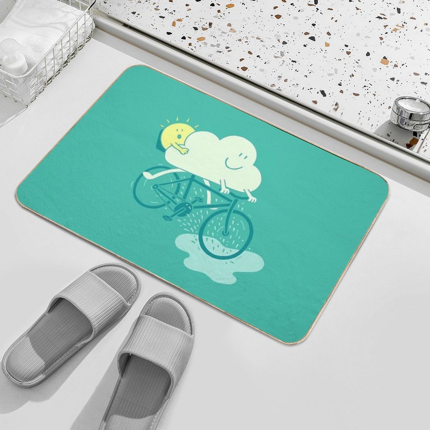 Weather Cycles Fade-Resistant Bath Mat