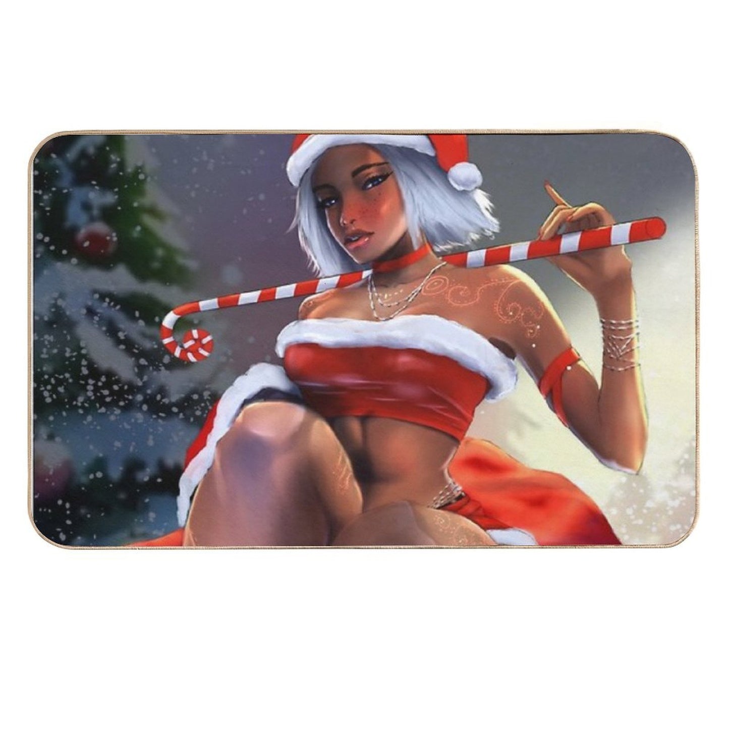 Chrismas Joy Eco-Friendly Bath Mat