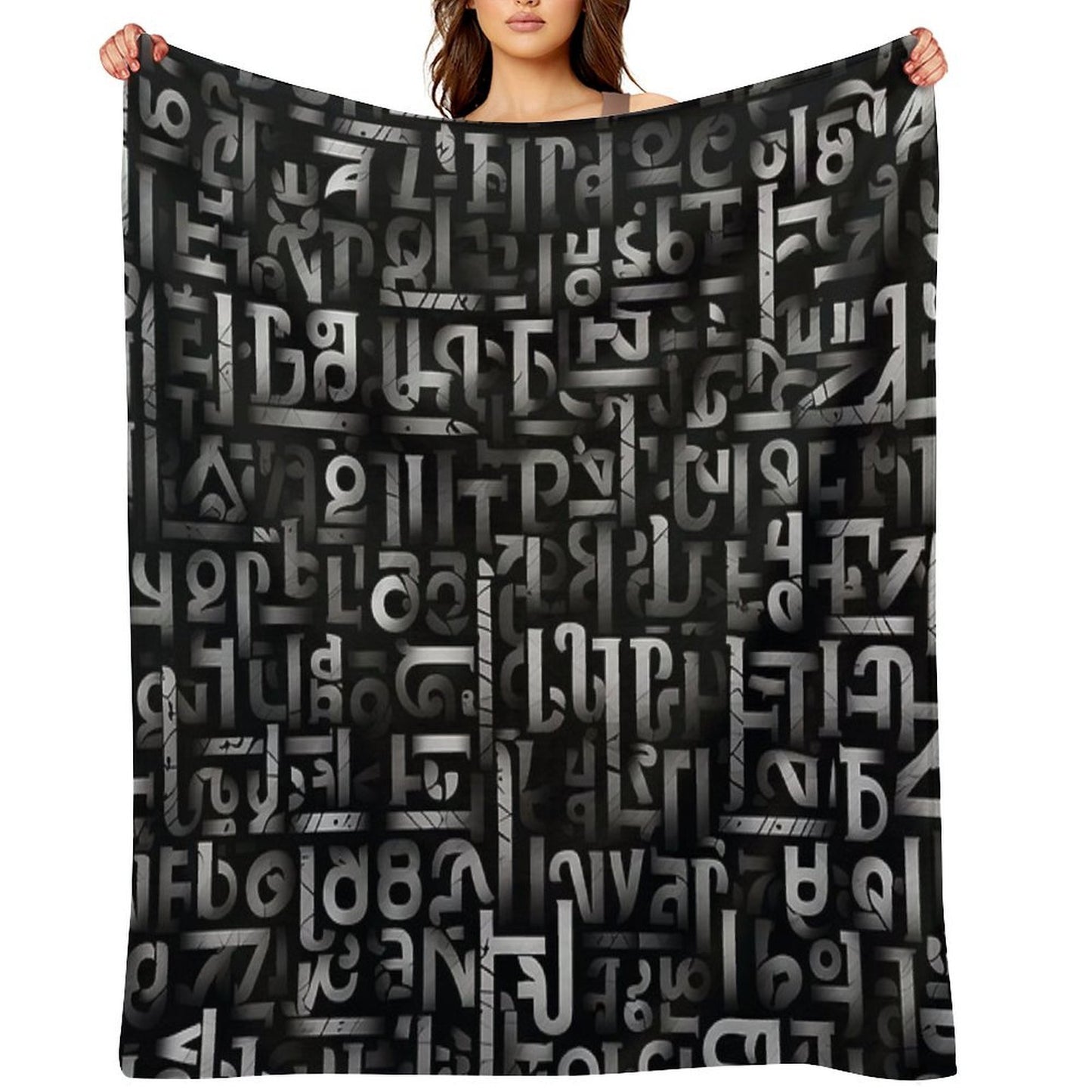 Beautiful Digital Art Pattern Gift-ready Throw Blanket