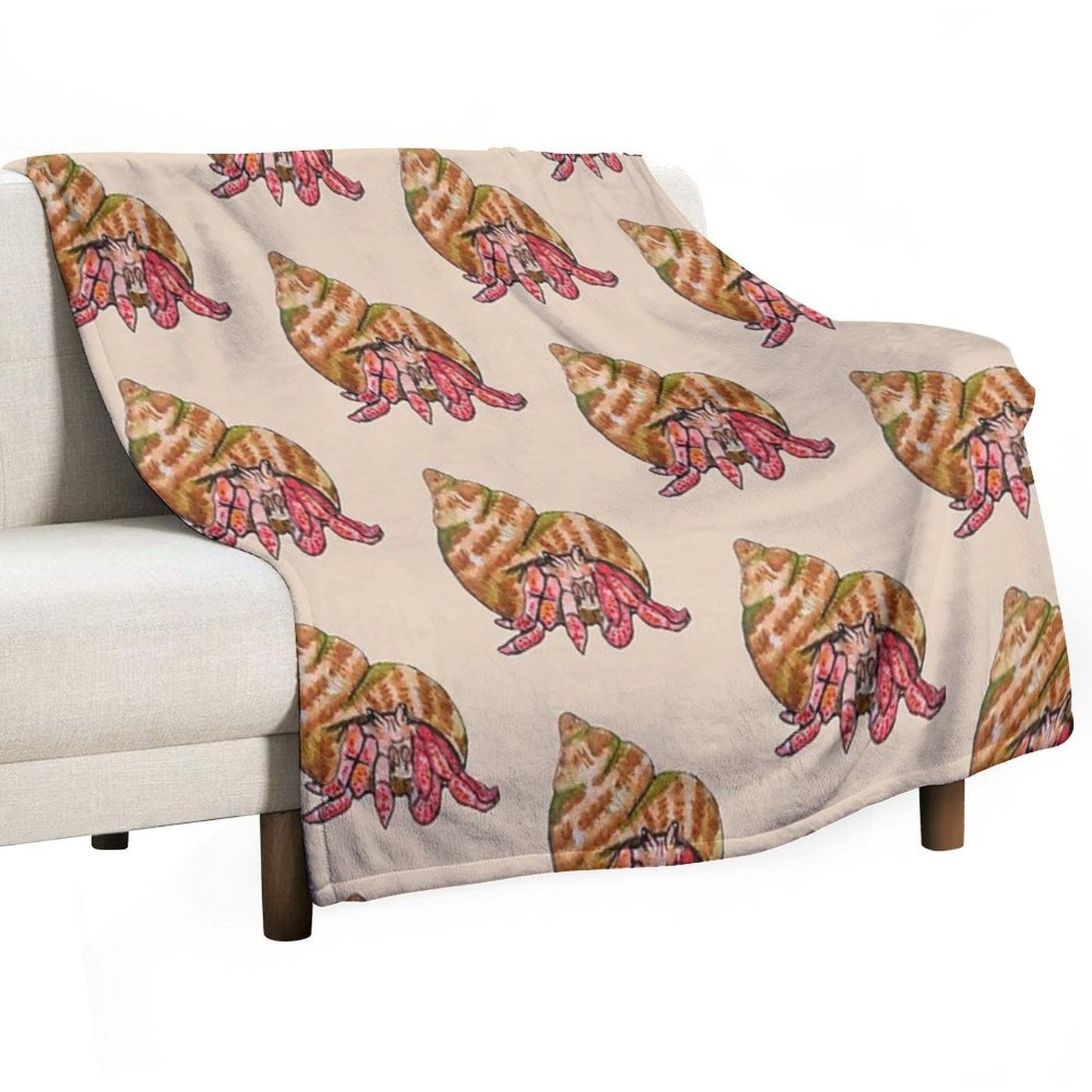 Hermit The Crab All-season Throw Blanket