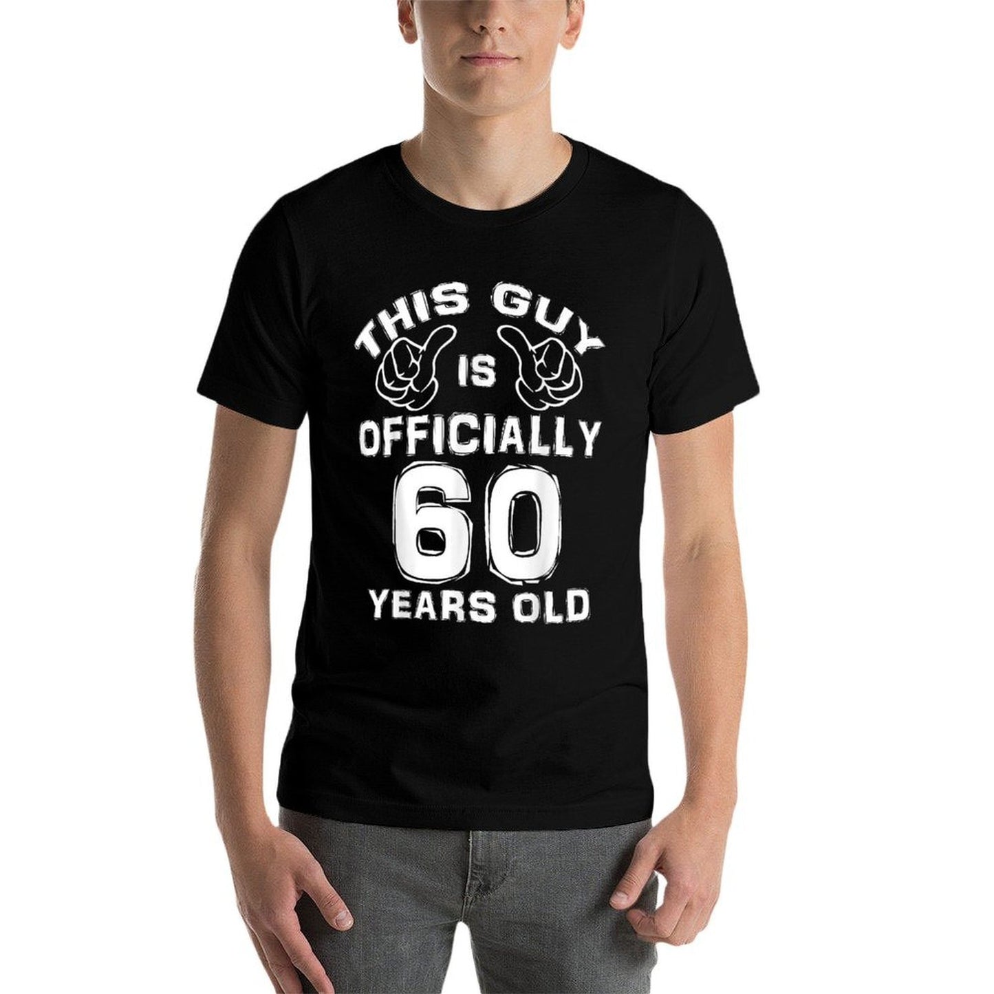 This Guy Is Officially 60 Years Old 60th Birthday Moisture-wicking T-Shirt