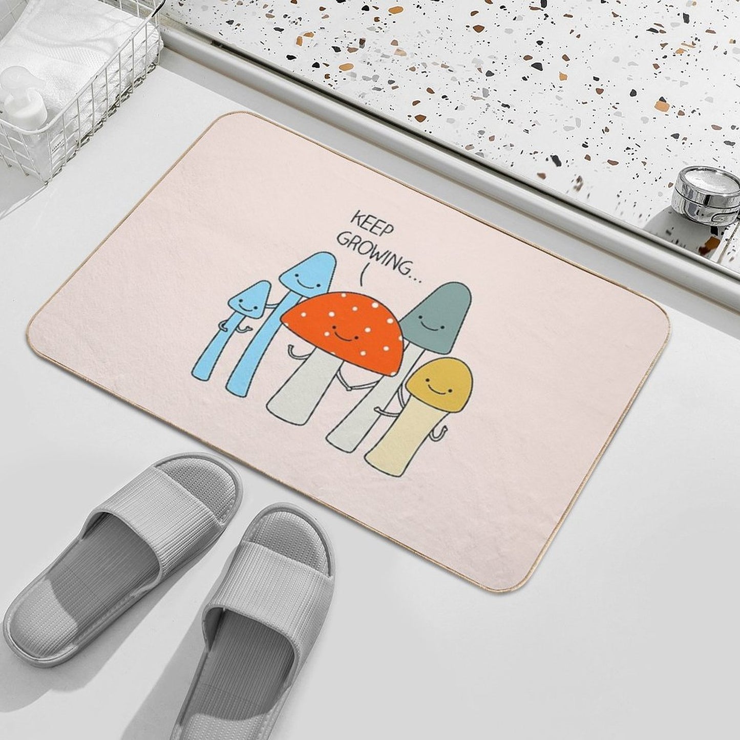 Growing Mushrooms Versatile Bath Mat