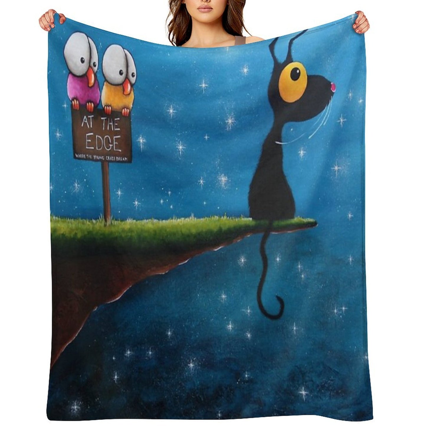 At The Edge Travel-friendly Throw Blanket