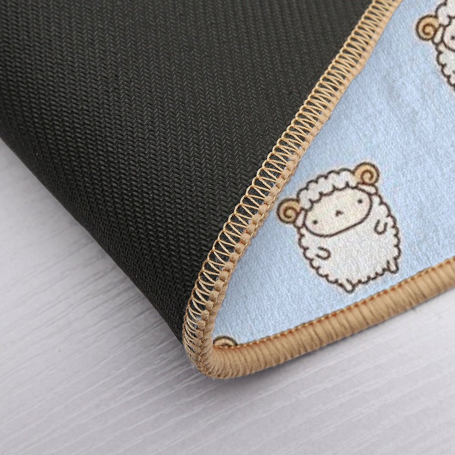 Cute Sheep Fade-Resistant Bath Mat
