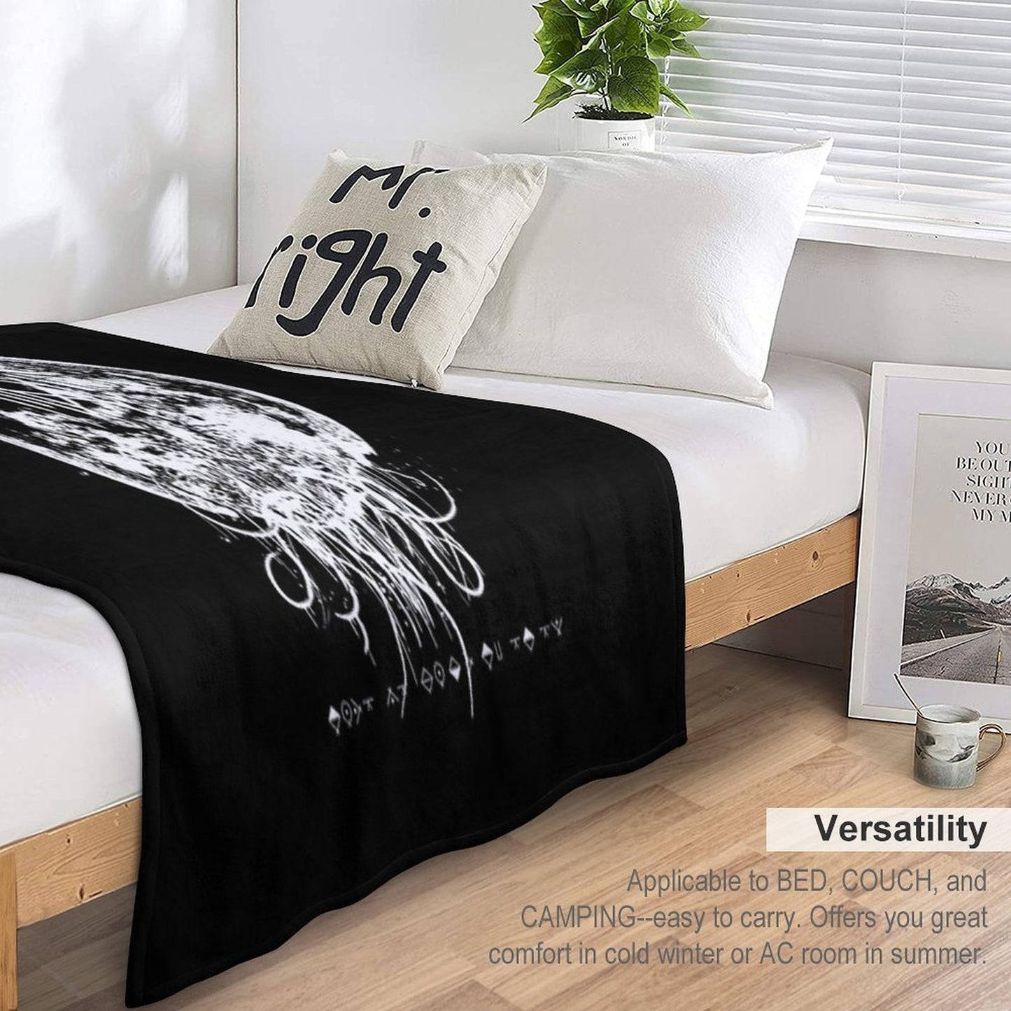 Pure Metal Roars Through The Blazing Storm - Original Sleep Token Music Merchandise Comfort Throw Blanket