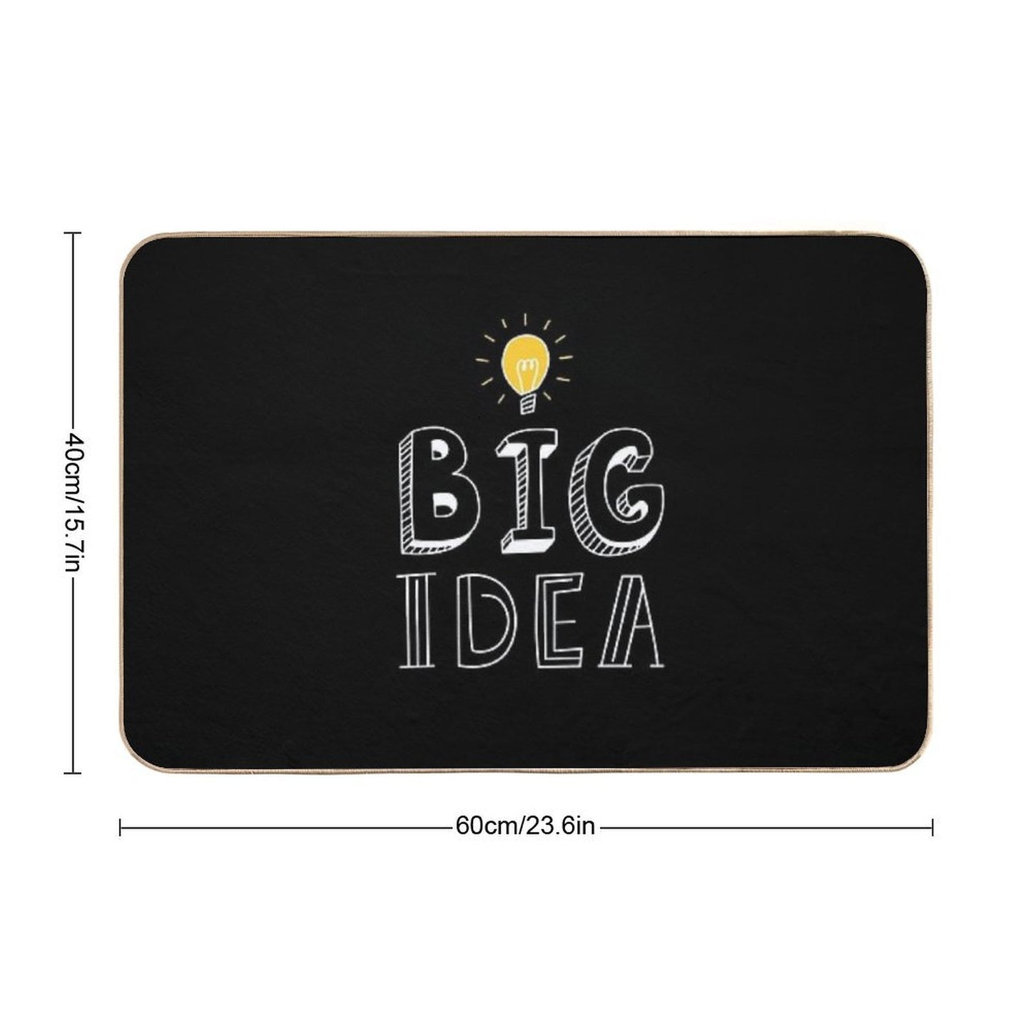 BIG IDEA Long-Lasting Bath Mat