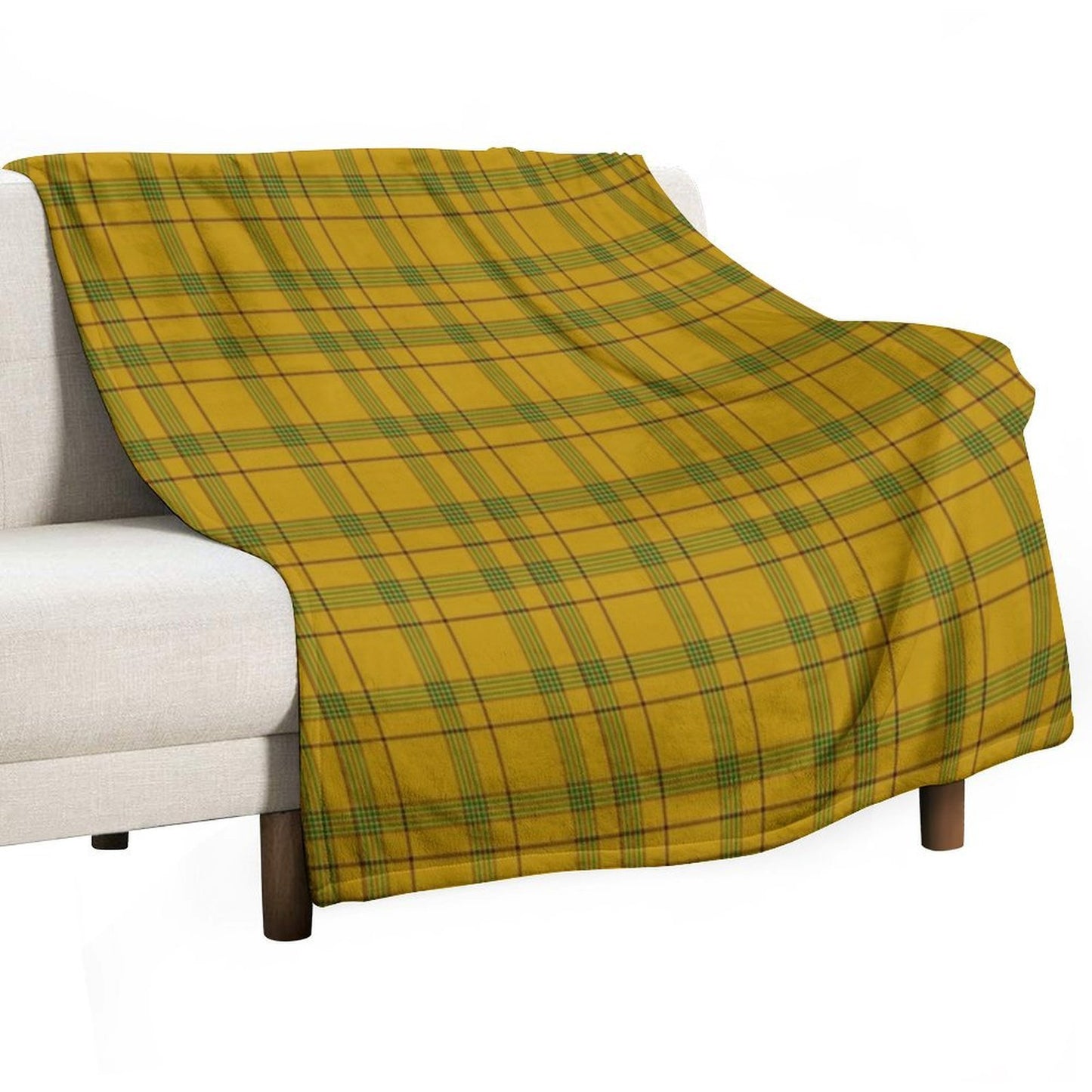 Clan Houston Tartan Easy Care Throw Blanket