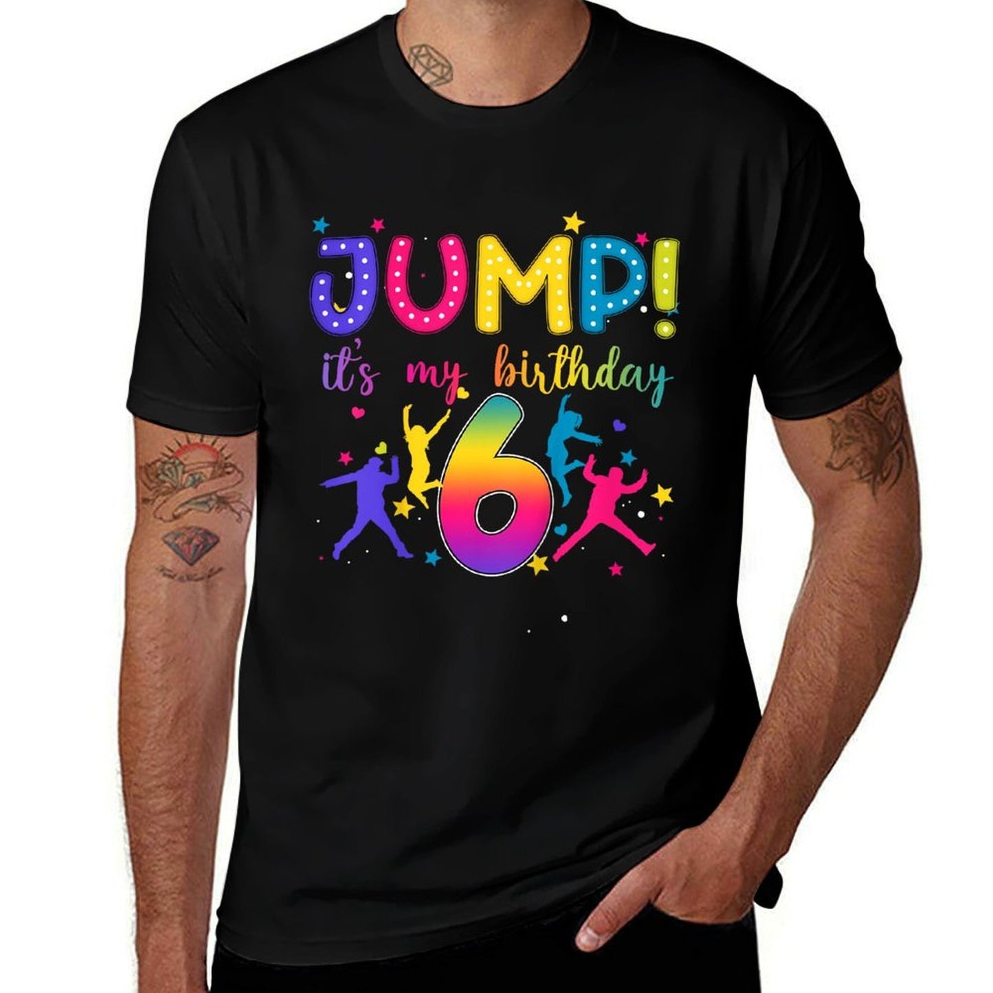 Kids Jump It's My 6th Birthday Jumper 6 Year Old Party Trampoline  Versatile T-Shirt