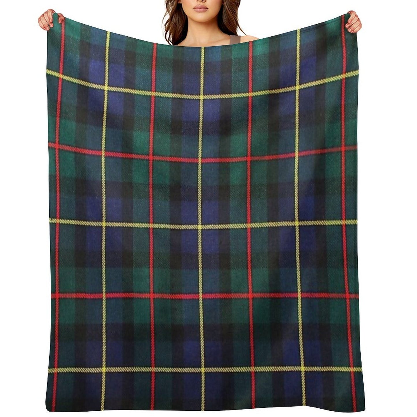 MacLeod Hunting Tartan Lightweight Throw Blanket