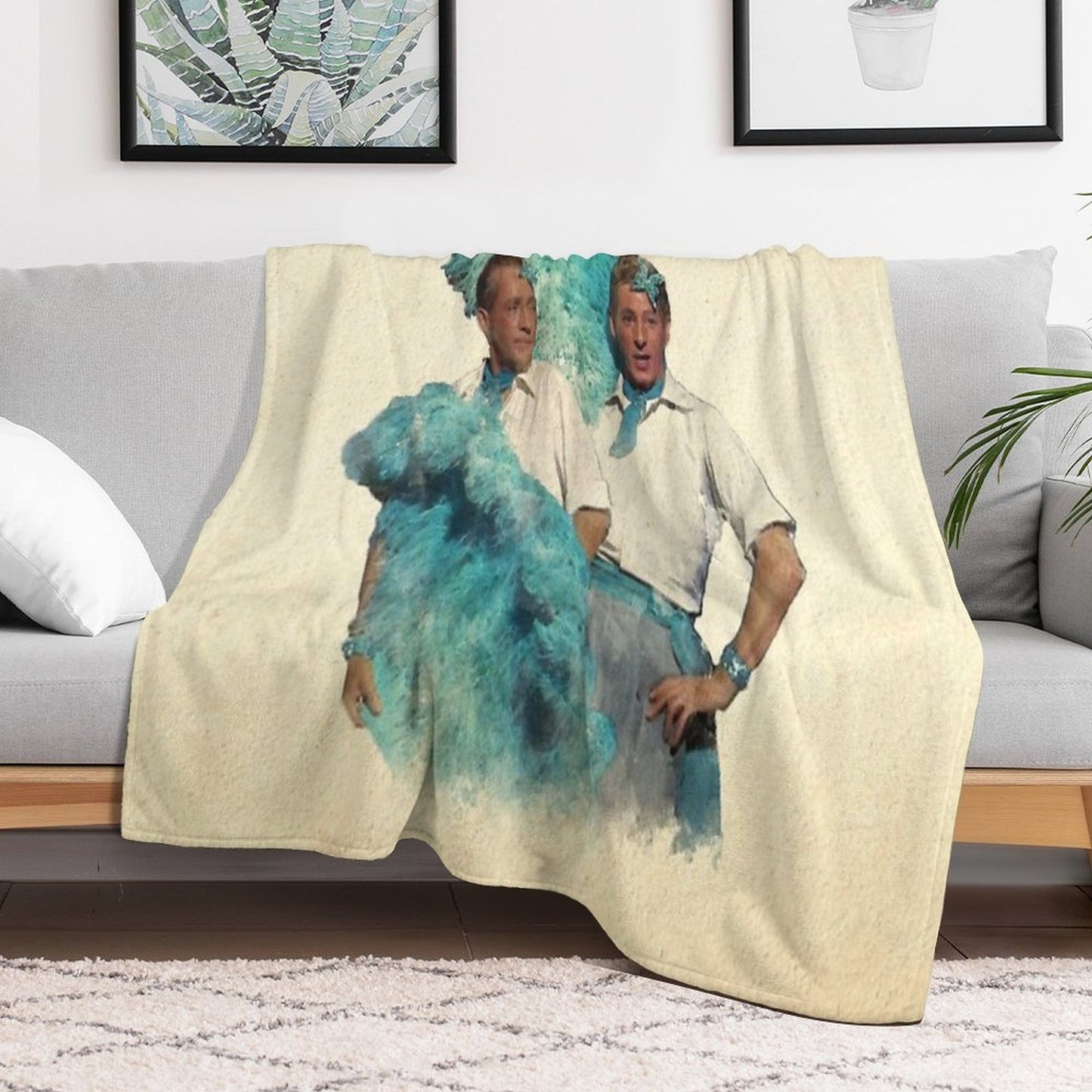 Reprise (Sisters) - Watercolor Versatility Throw Blanket