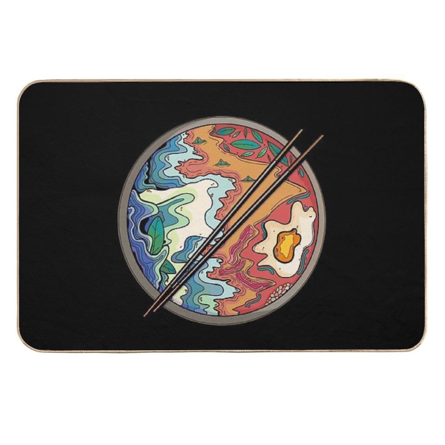 Seaside Bowl Eco-Friendly Bath Mat