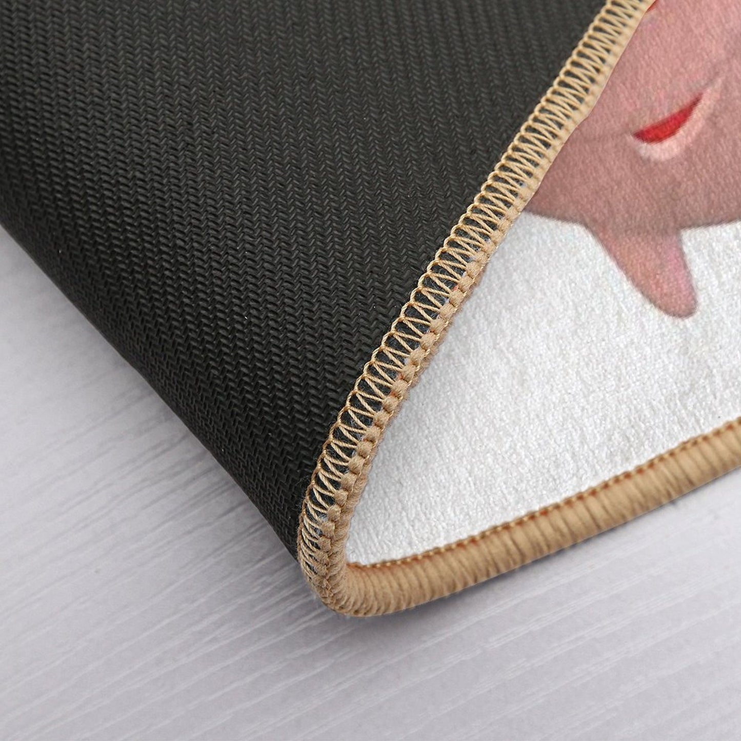 Pink Piglet Anti-Trip Bath Mat