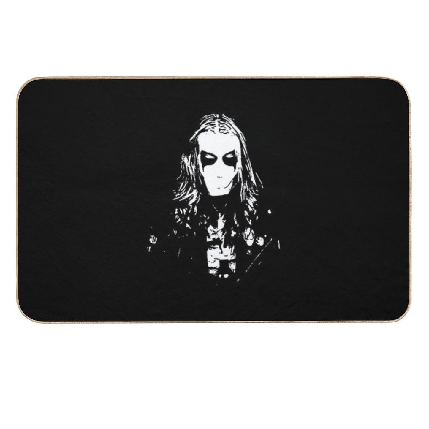 Black Metal Cult Rapid-Drying Bath Mat