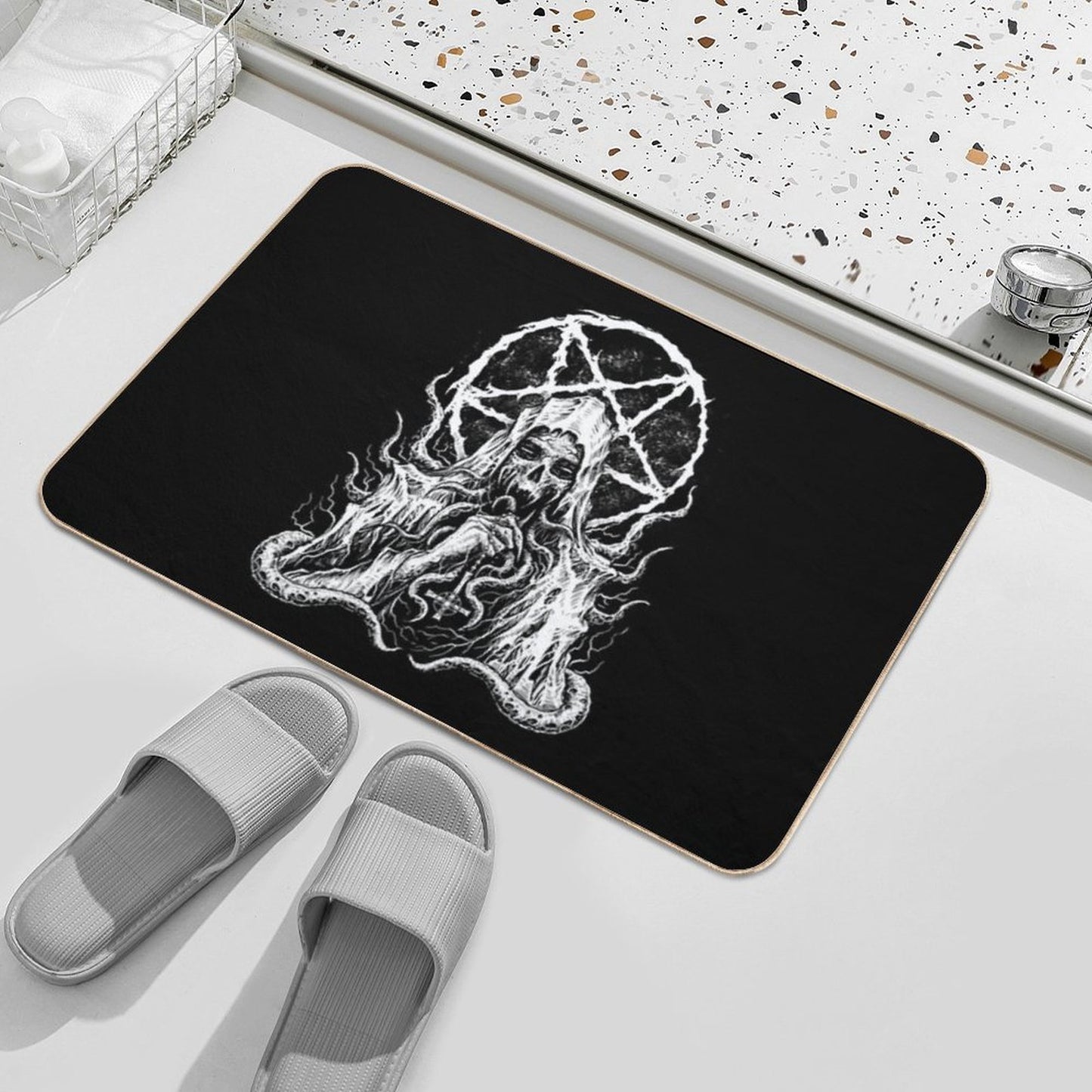 Dark Occultist Dirt-Trapping Bath Mat