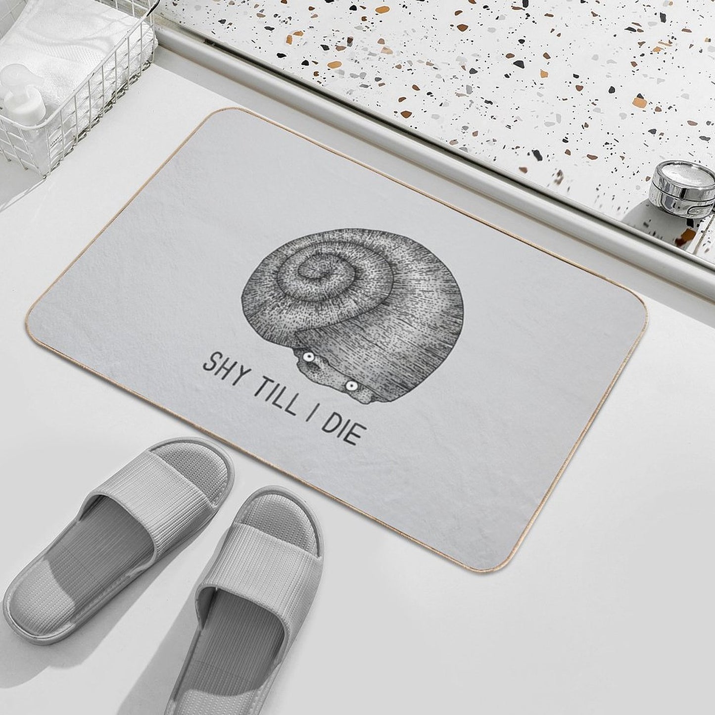 Shy Till I Die Versatile Bath Mat