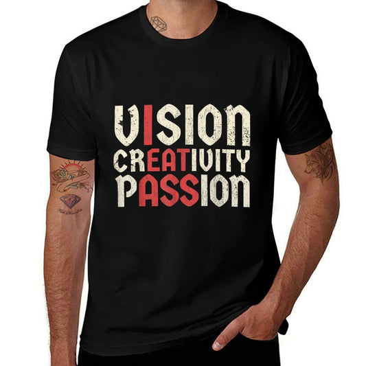 Vintage Vision Creativity Passion Funny Meme Humor Gift  Lightweight T-Shirt