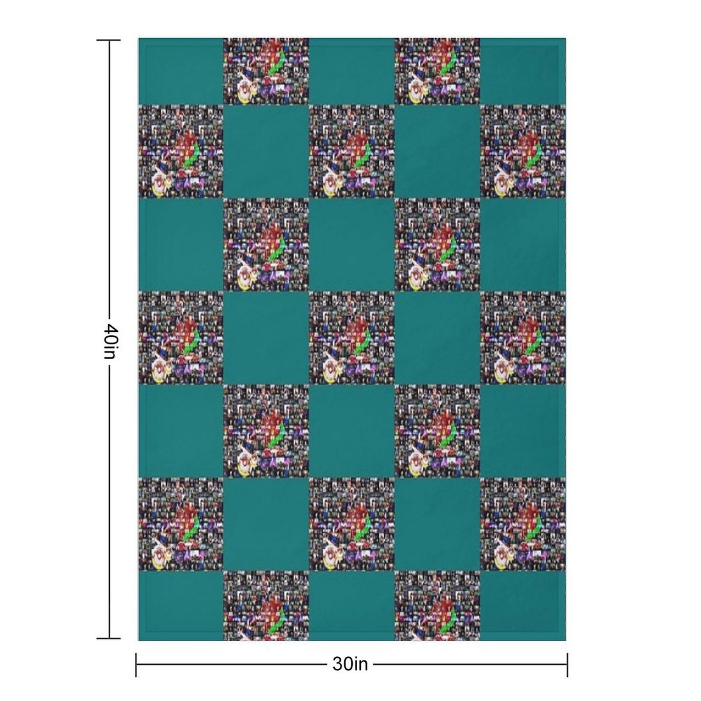 Gtreatest DJs Mosaic Travel-friendly Throw Blanket