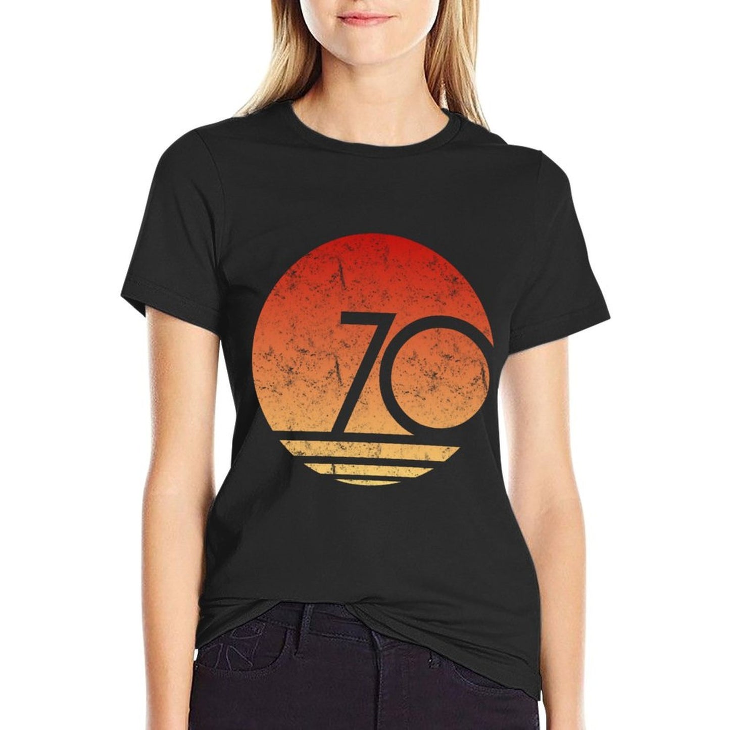 50th Birthday Vintage 1970 Distressed Odor-resistant T-Shirt