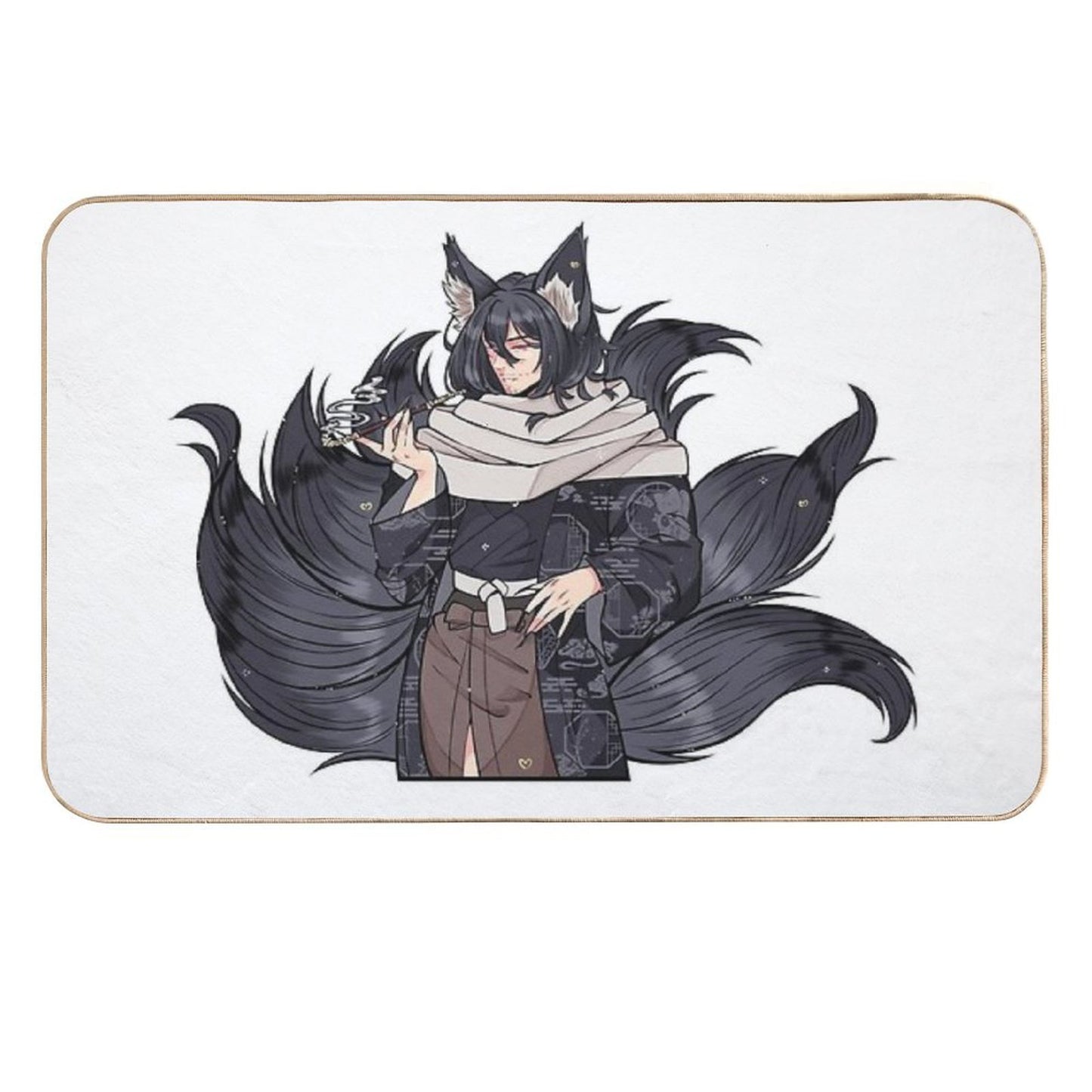 Kitsune Aizawa Rapid-Drying Bath Mat