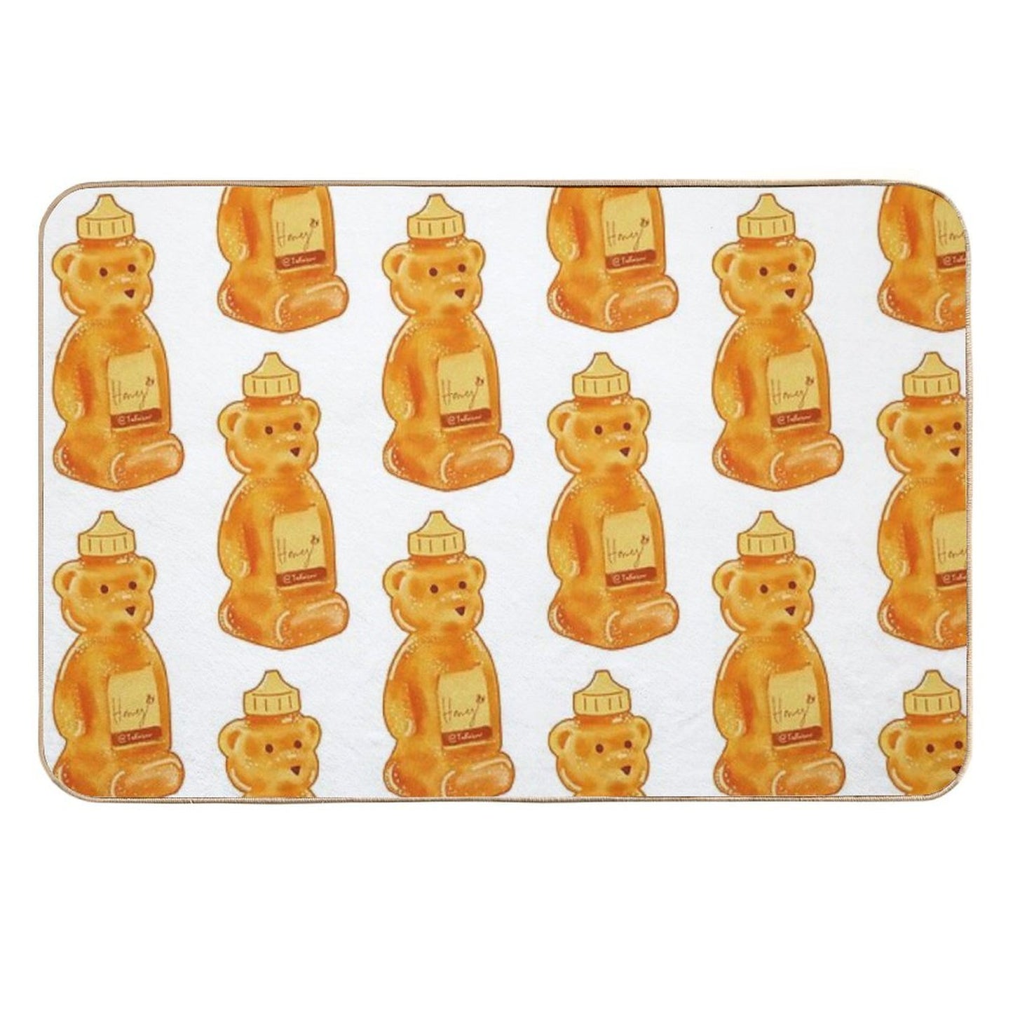 Honey Bear Odorless Bath Mat