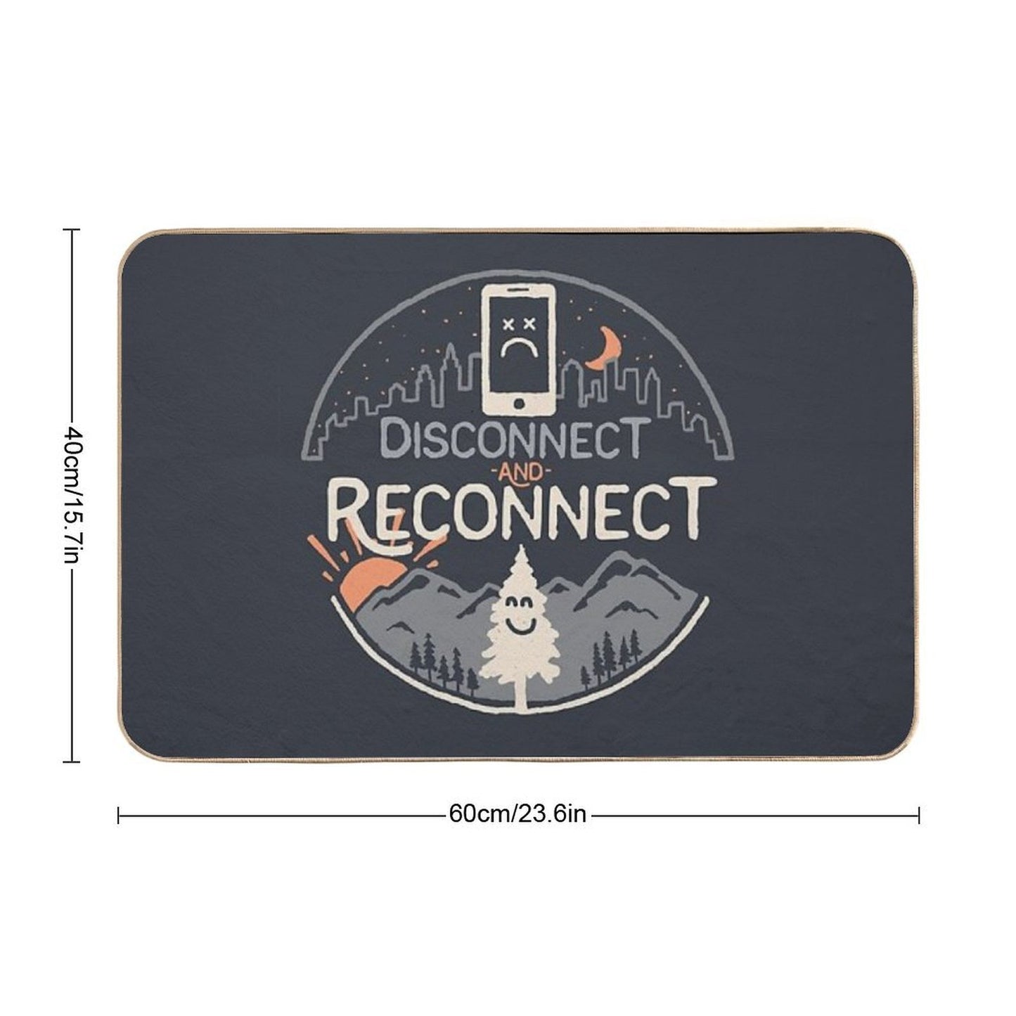 Reconnect Easy Maintenance Bath Mat
