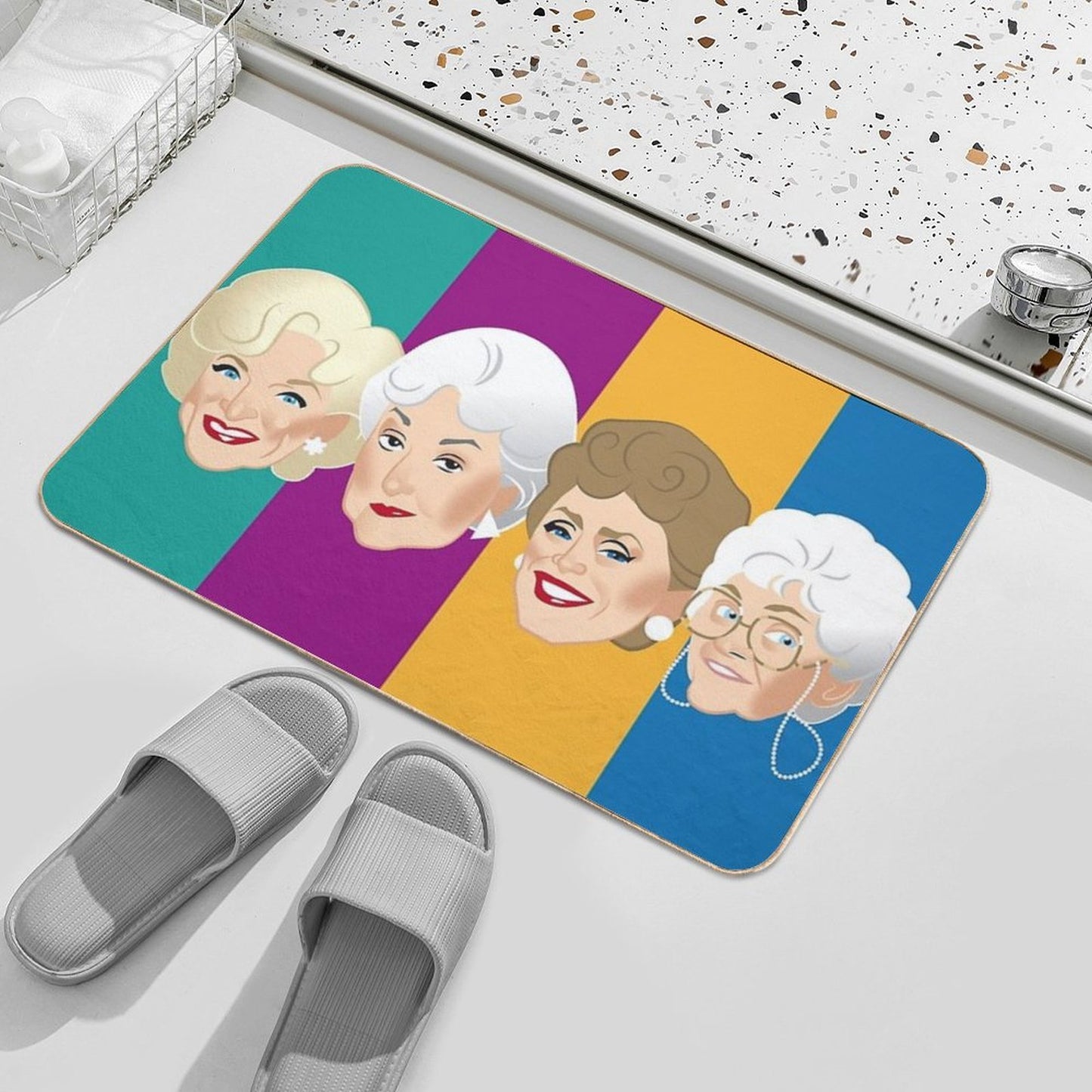 Pals & Confidants Non-Slip Bath Mat