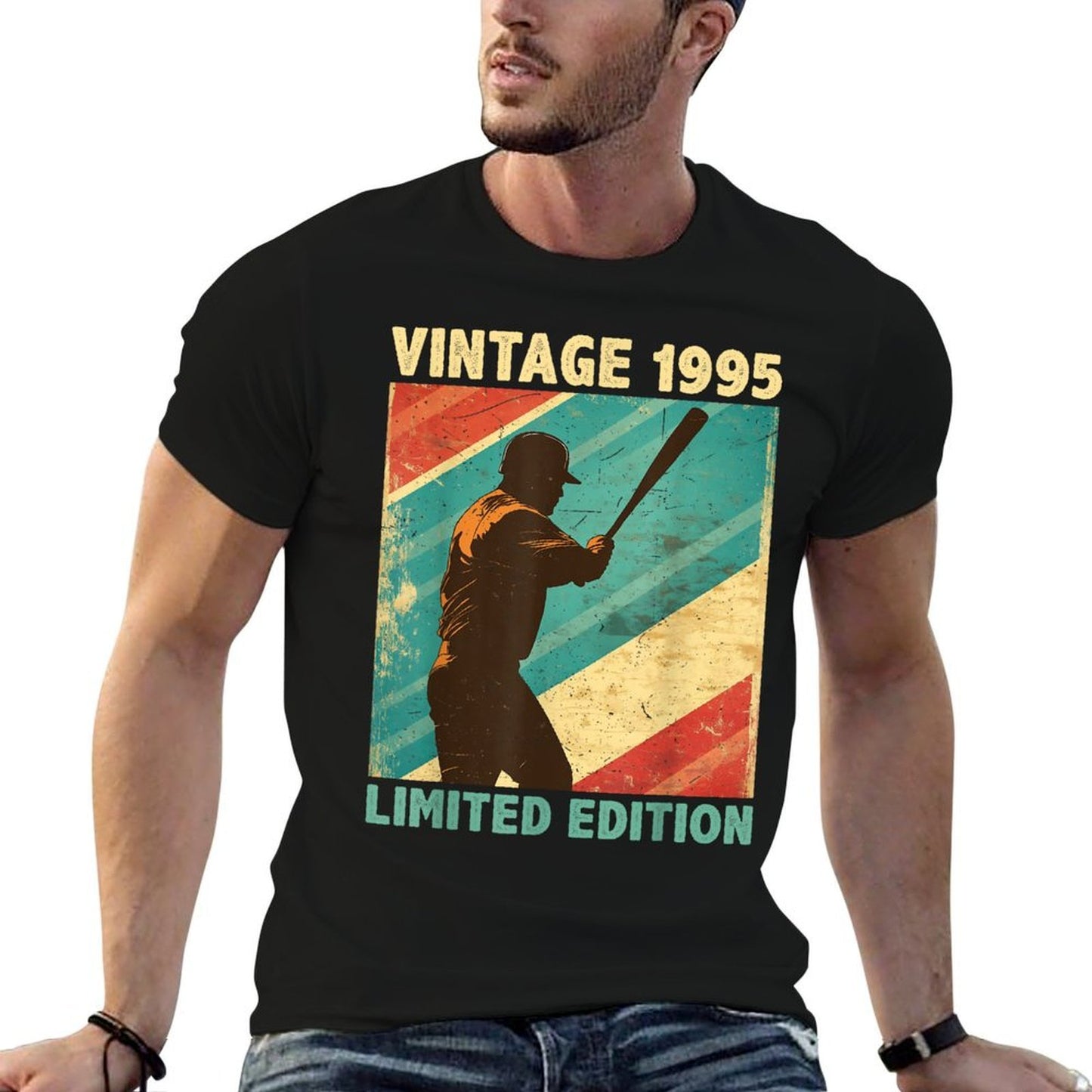 30 Years Old Gift Vintage 1995 Baseball Lover 30th Birthday Affordable Price T-Shirt