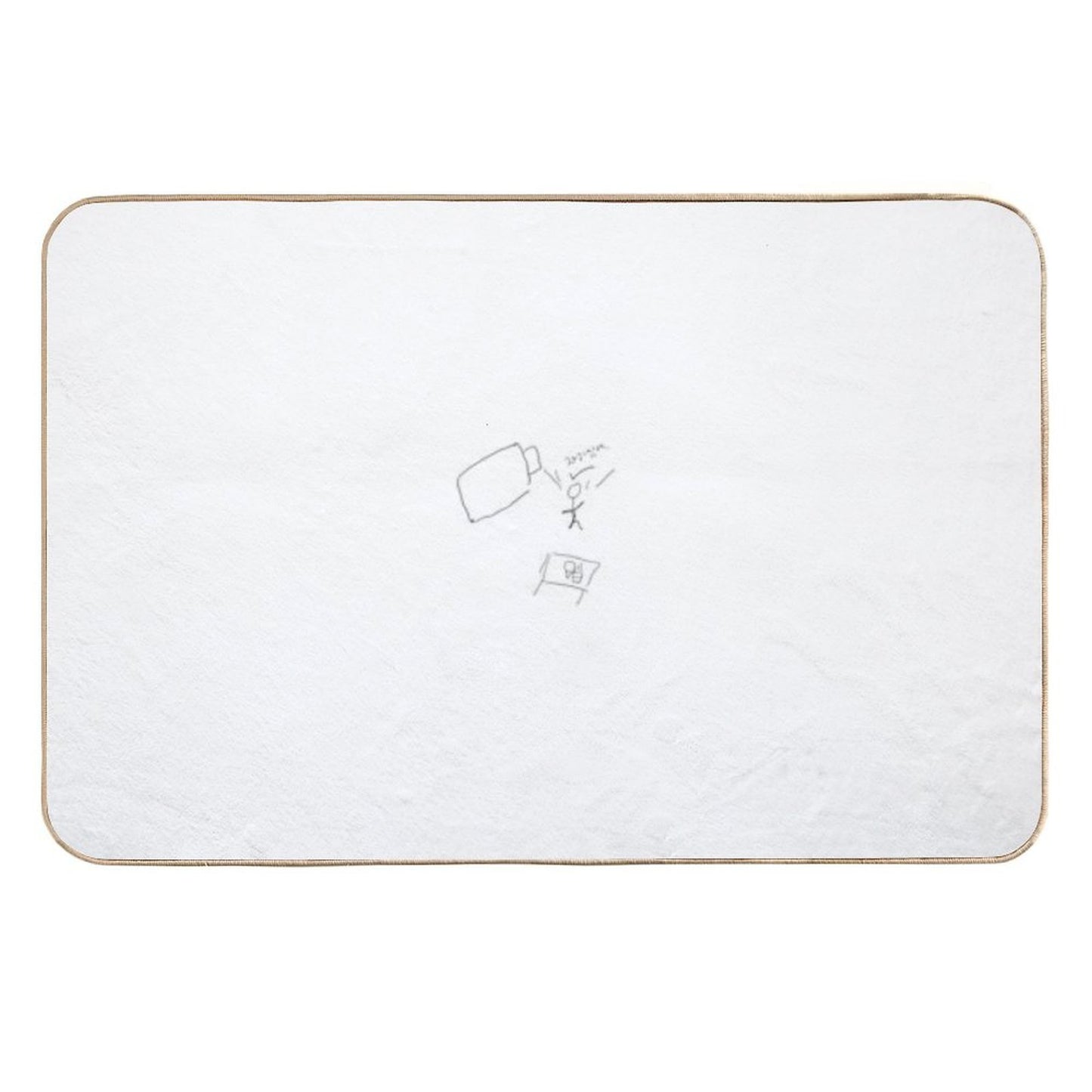 A Person Who Don’t Want to Go to Sleep. Easy Maintenance Bath Mat