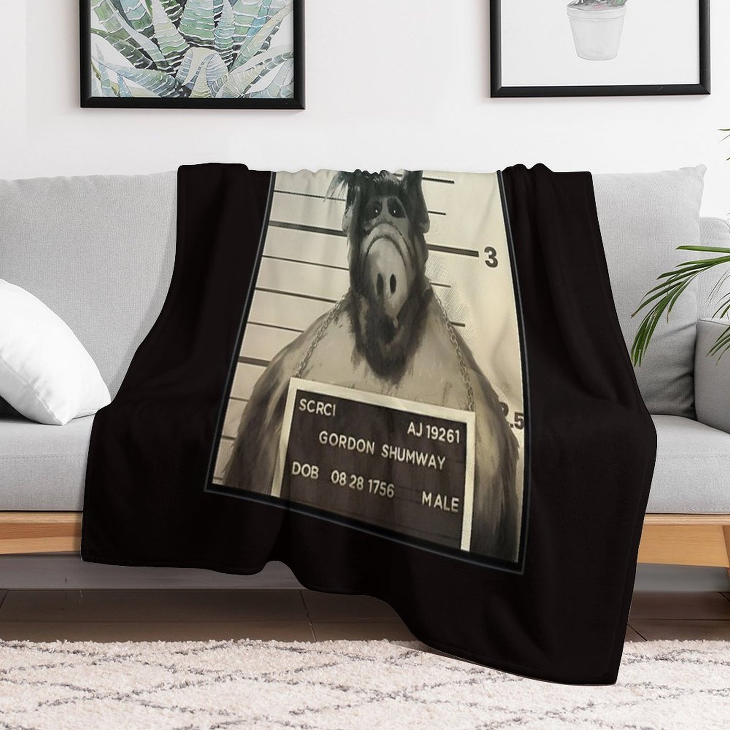 Alf Mugshot Multi-functional Throw Blanket