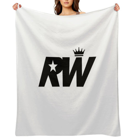 Robbie Williams 2025 Tour RW Live Concert Sustainable Throw Blanket