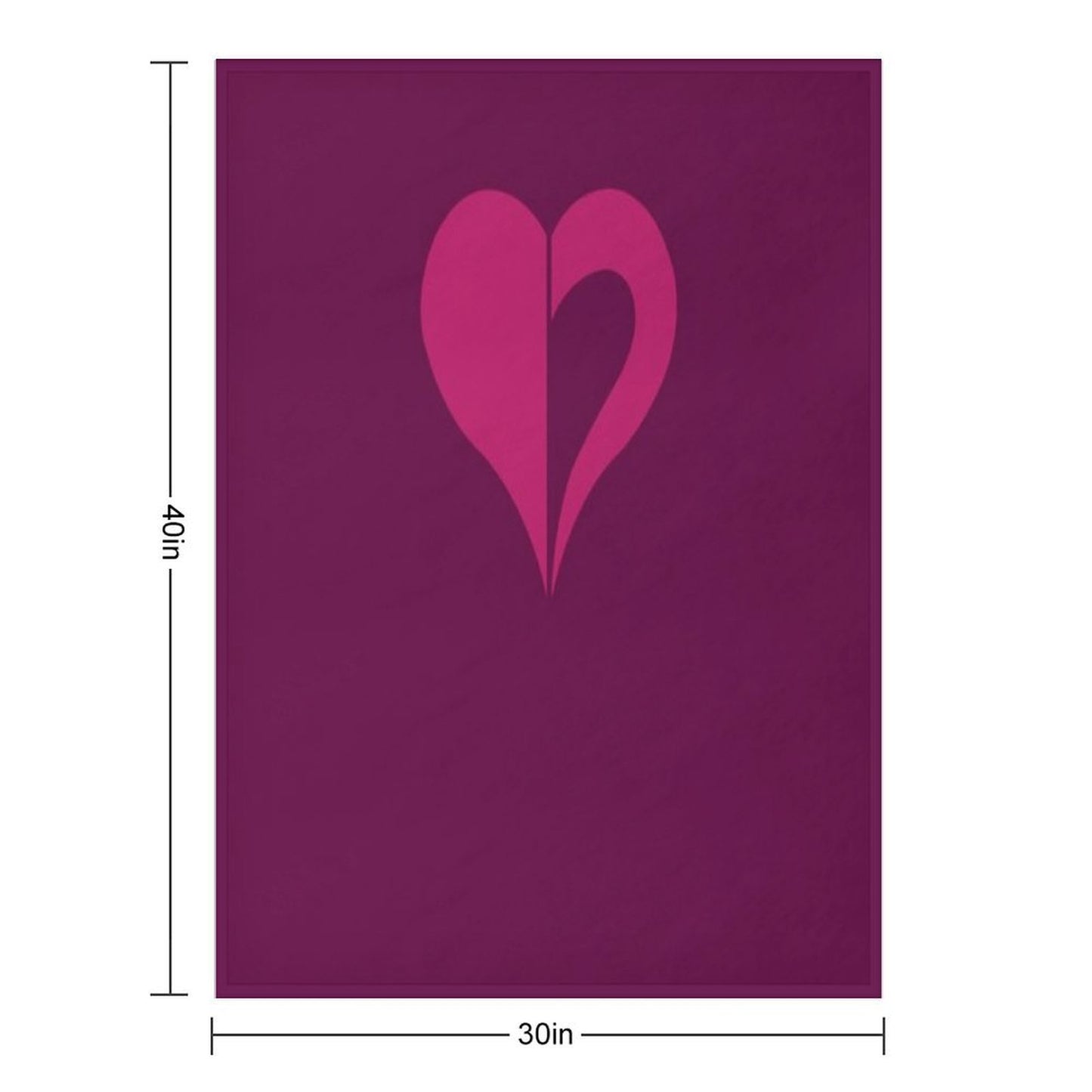 Heart Quest Bed Comfort Throw Blanket