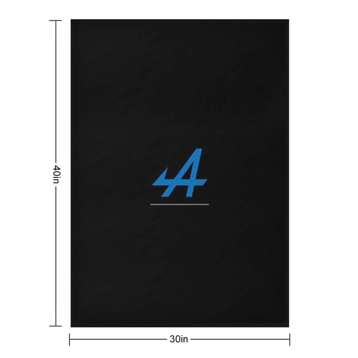 Alpine Car Logo Premium Throw Blanket