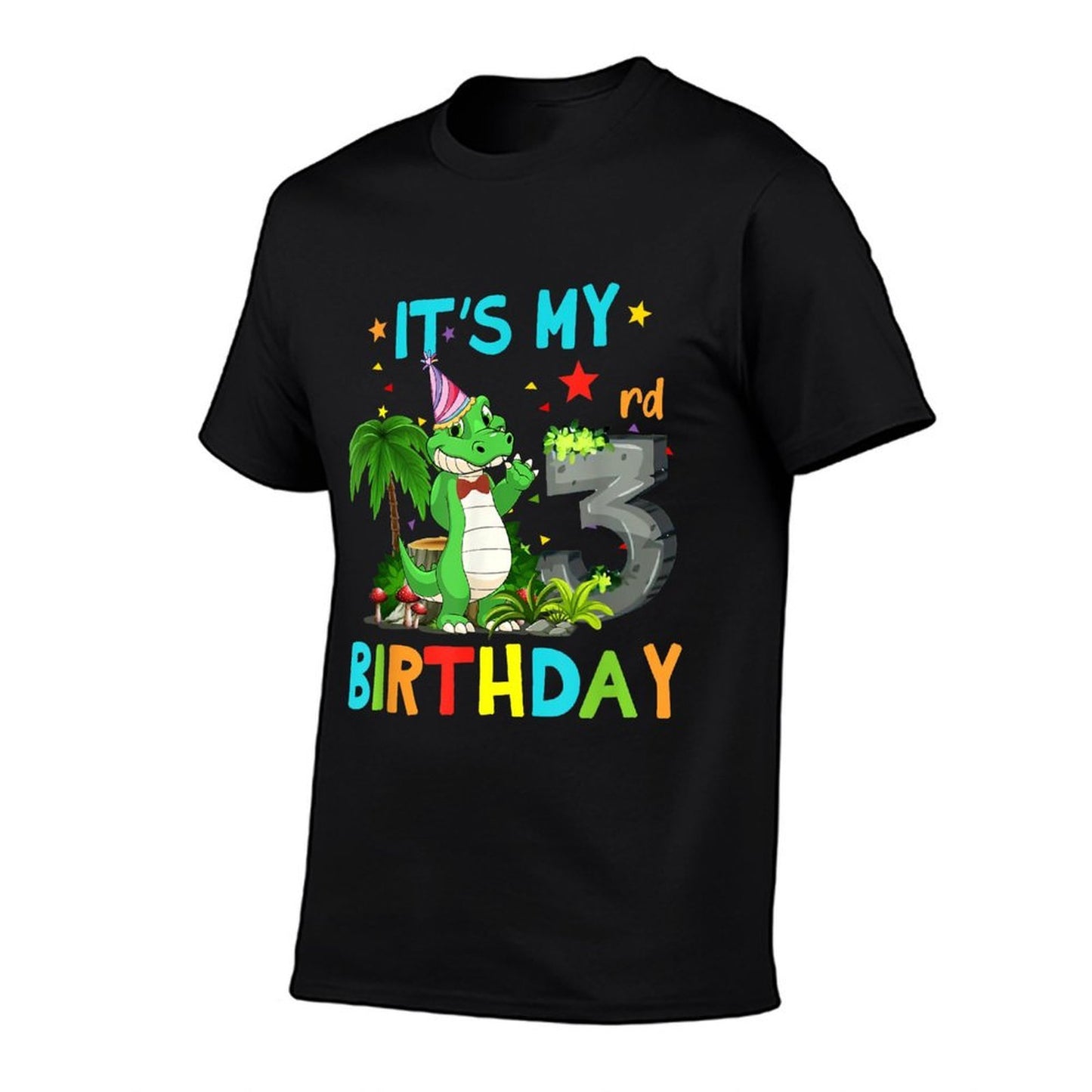 3rd Birthdays Crocodile Birthday 3 Year Old Versatile T-Shirt