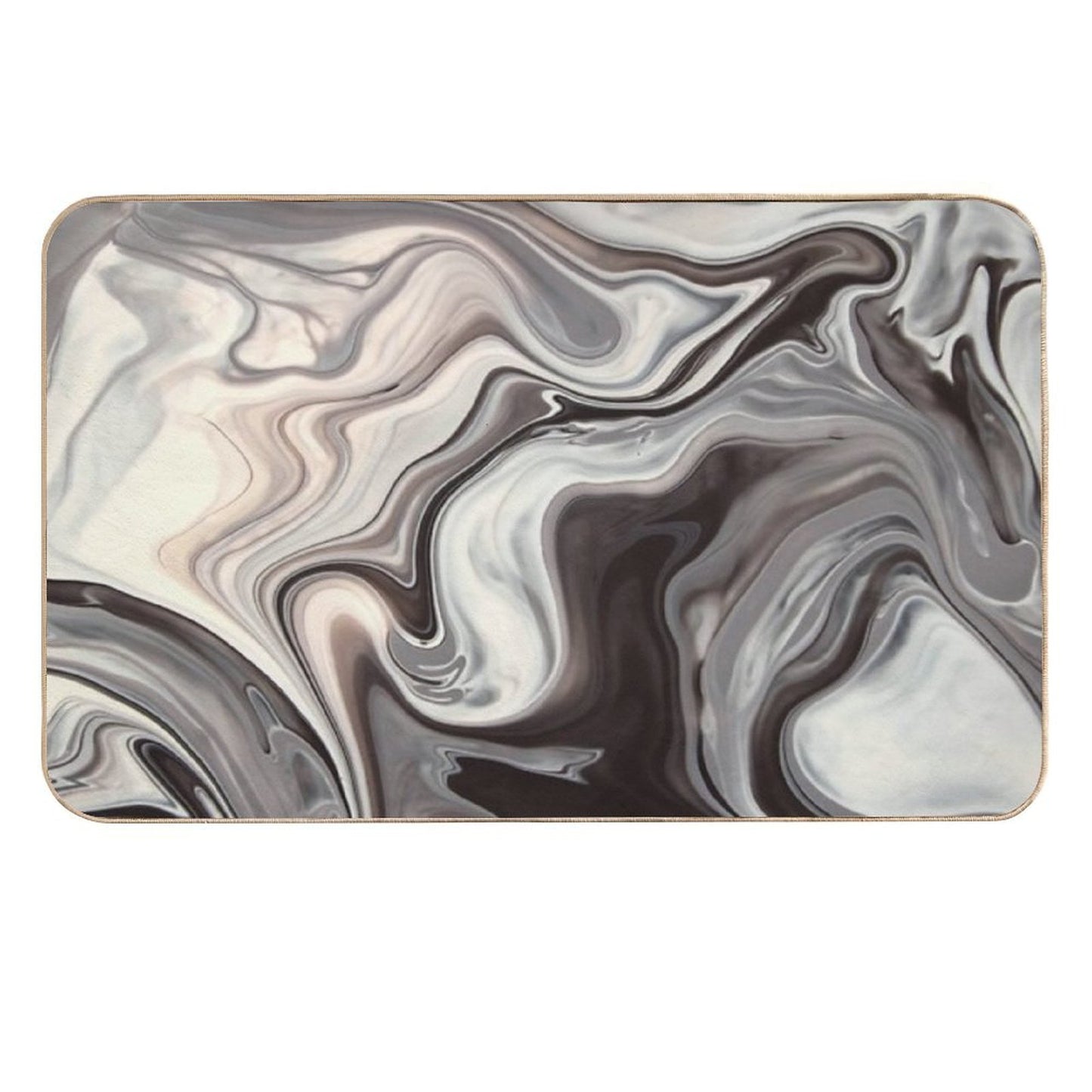 Marble Texture Easy Maintenance Bath Mat