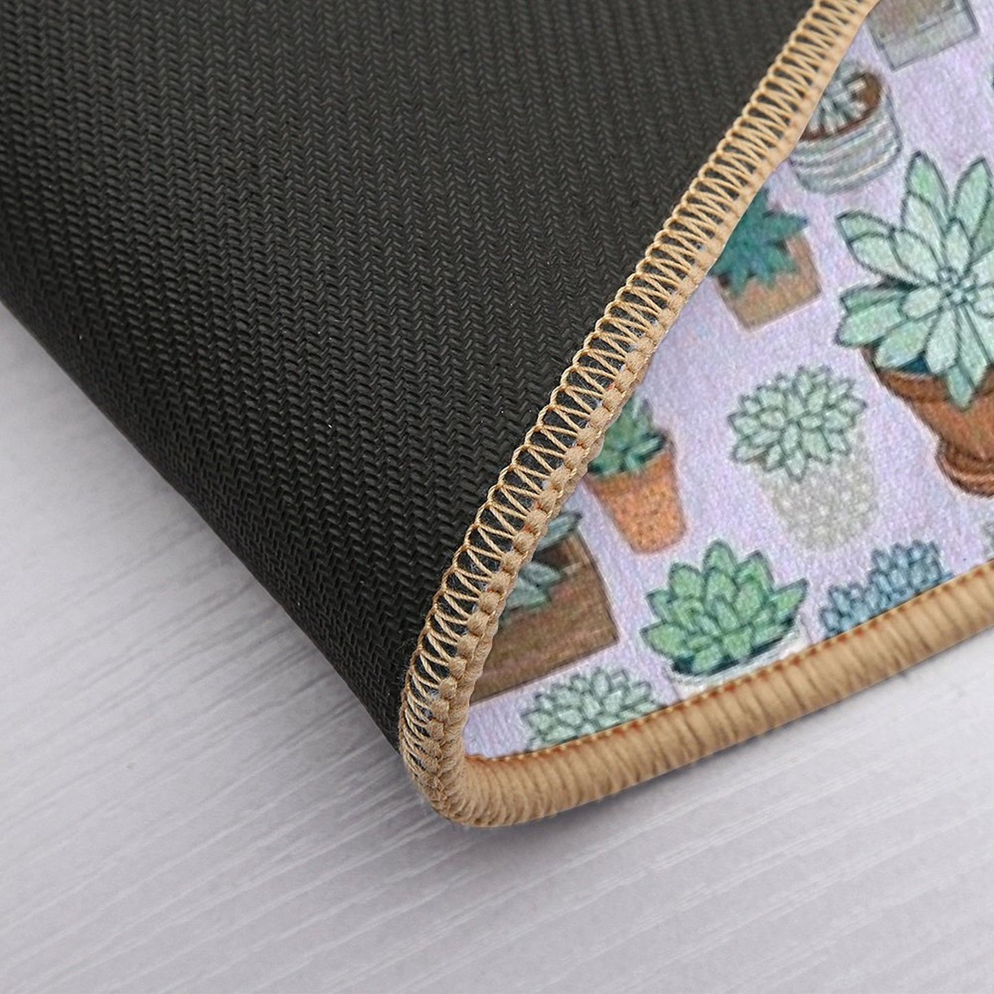 Succulent Love Easy To Clean Bath Mat