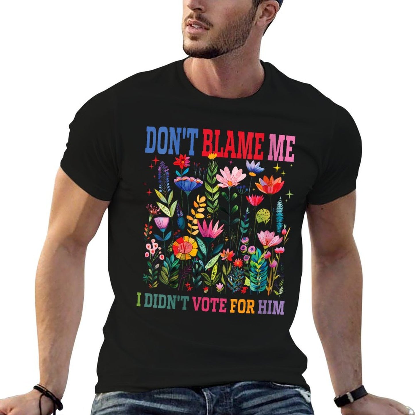 Womens Don't Blame Me I Didn't Vote For Him Subtle Anti Trump Odor-resistant T-Shirt