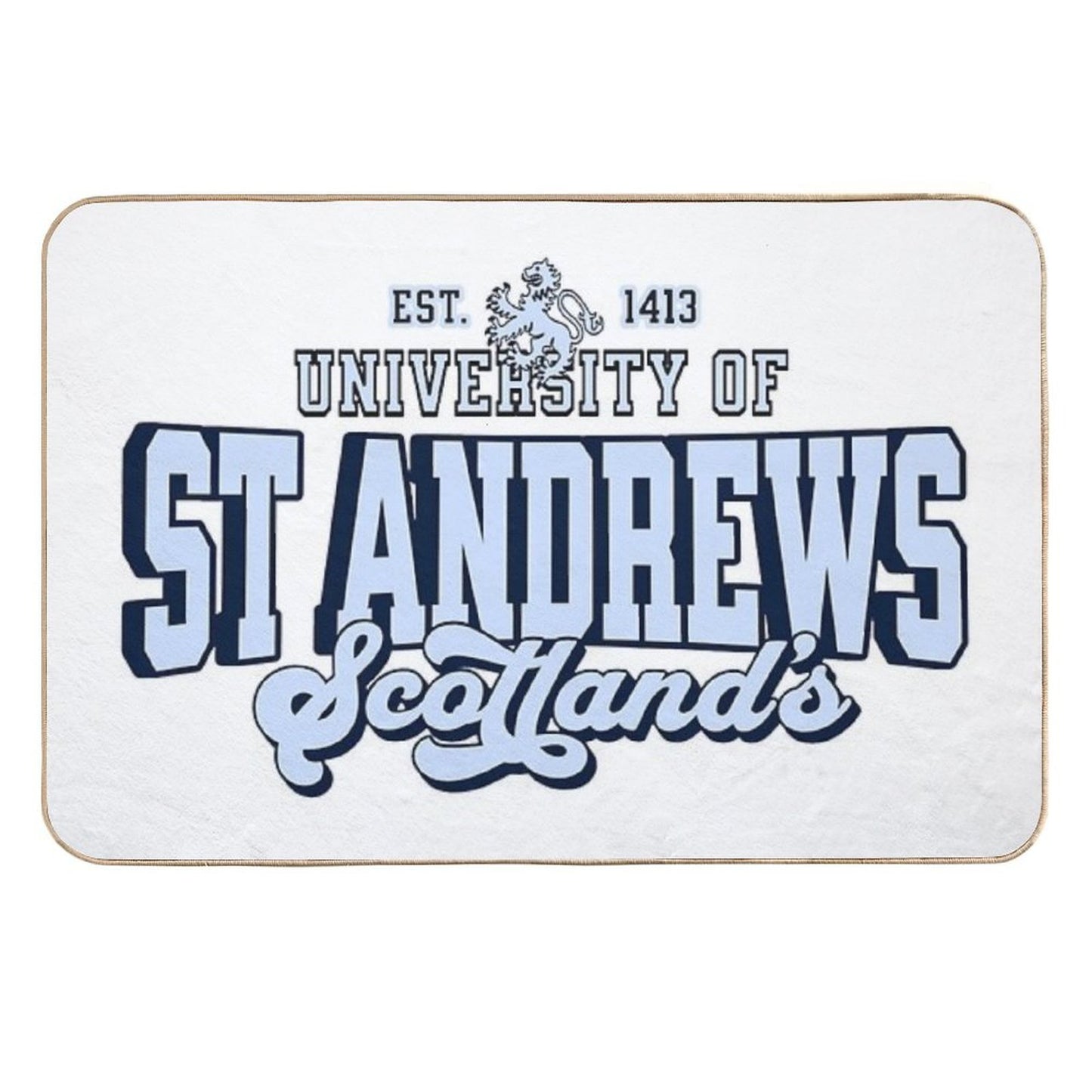 St- Andrews Univerdity High-Traffic Bath Mat
